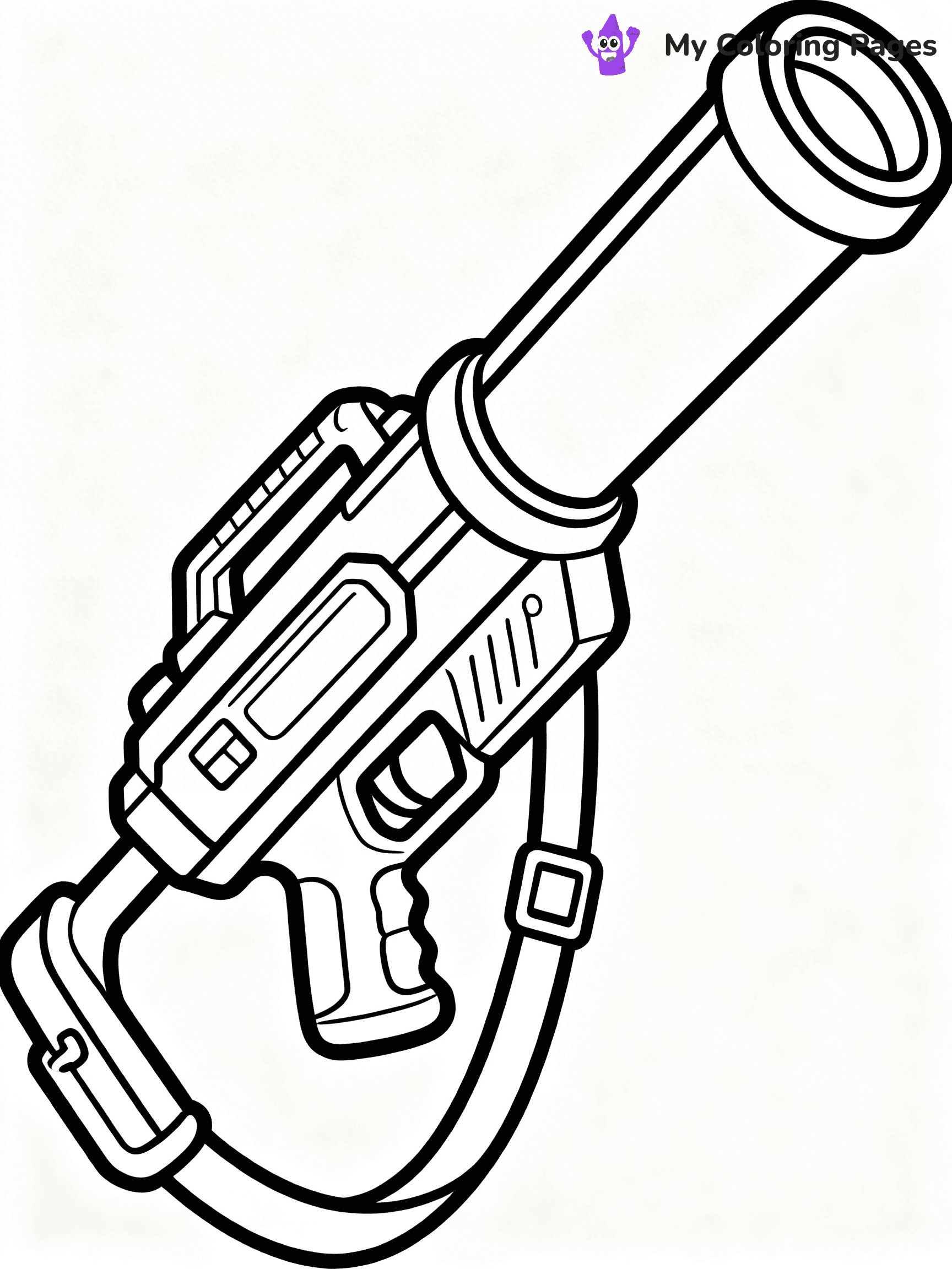Nerf Gun Coloring Pages - 40