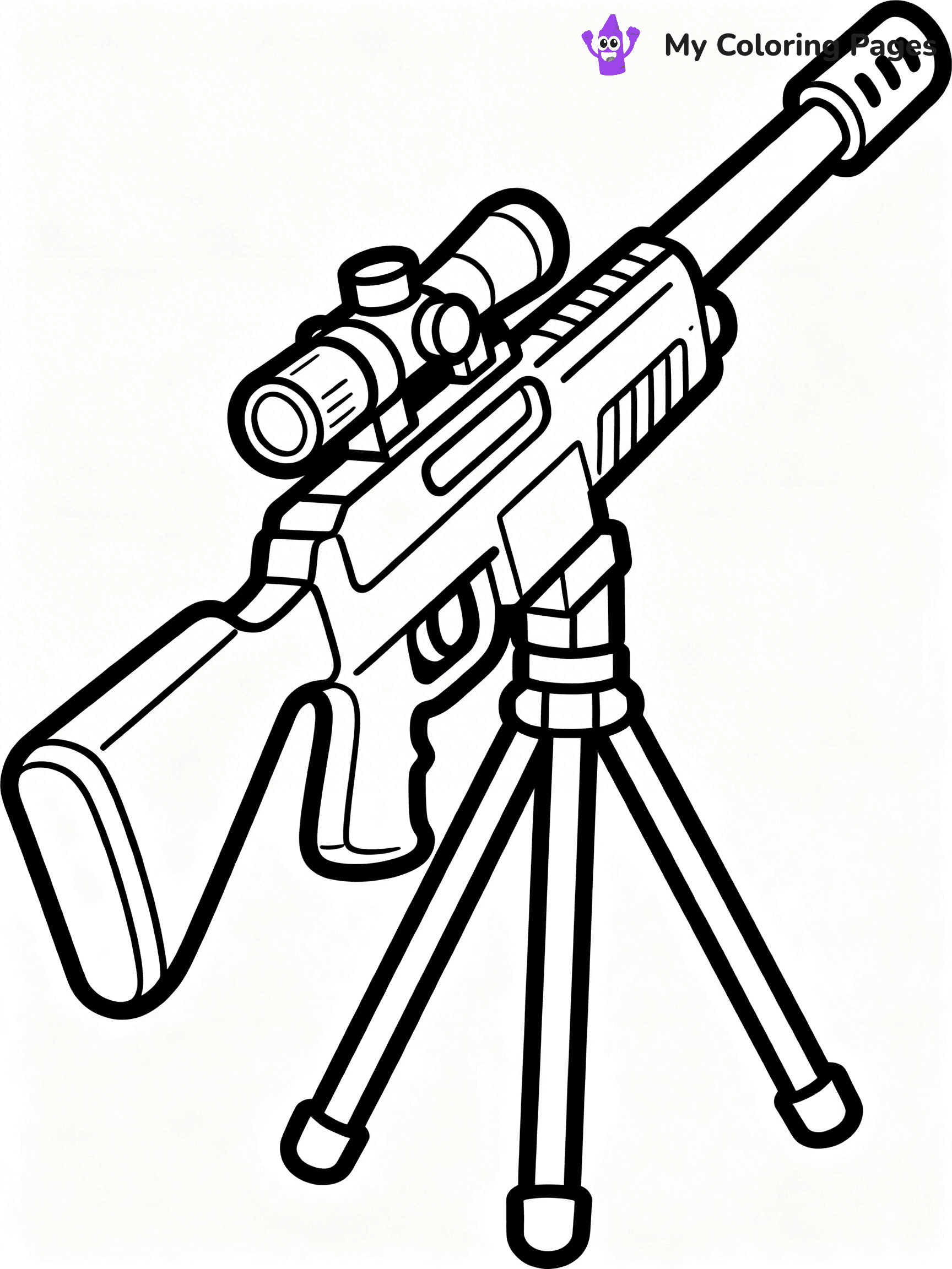 Nerf Gun Coloring Pages - 9