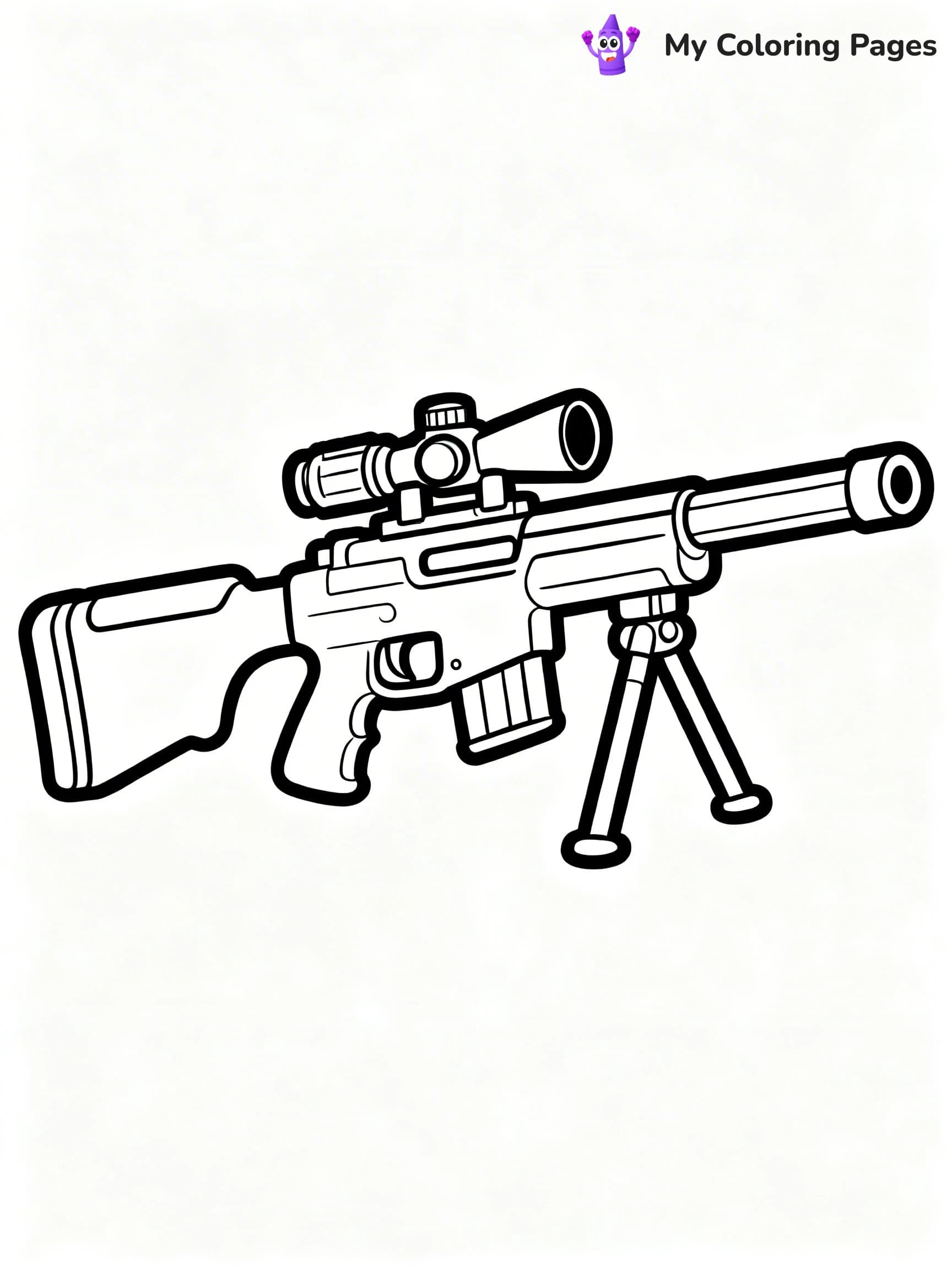 Nerf Gun Coloring Pages - 5