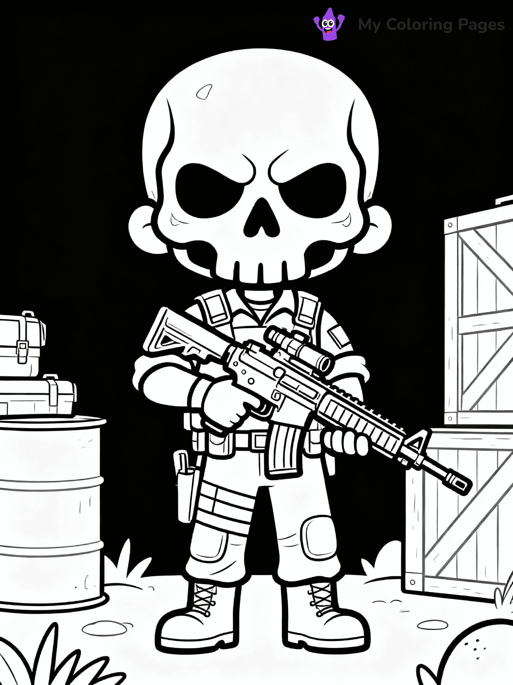 Call Of Duty Coloring Pages - 18