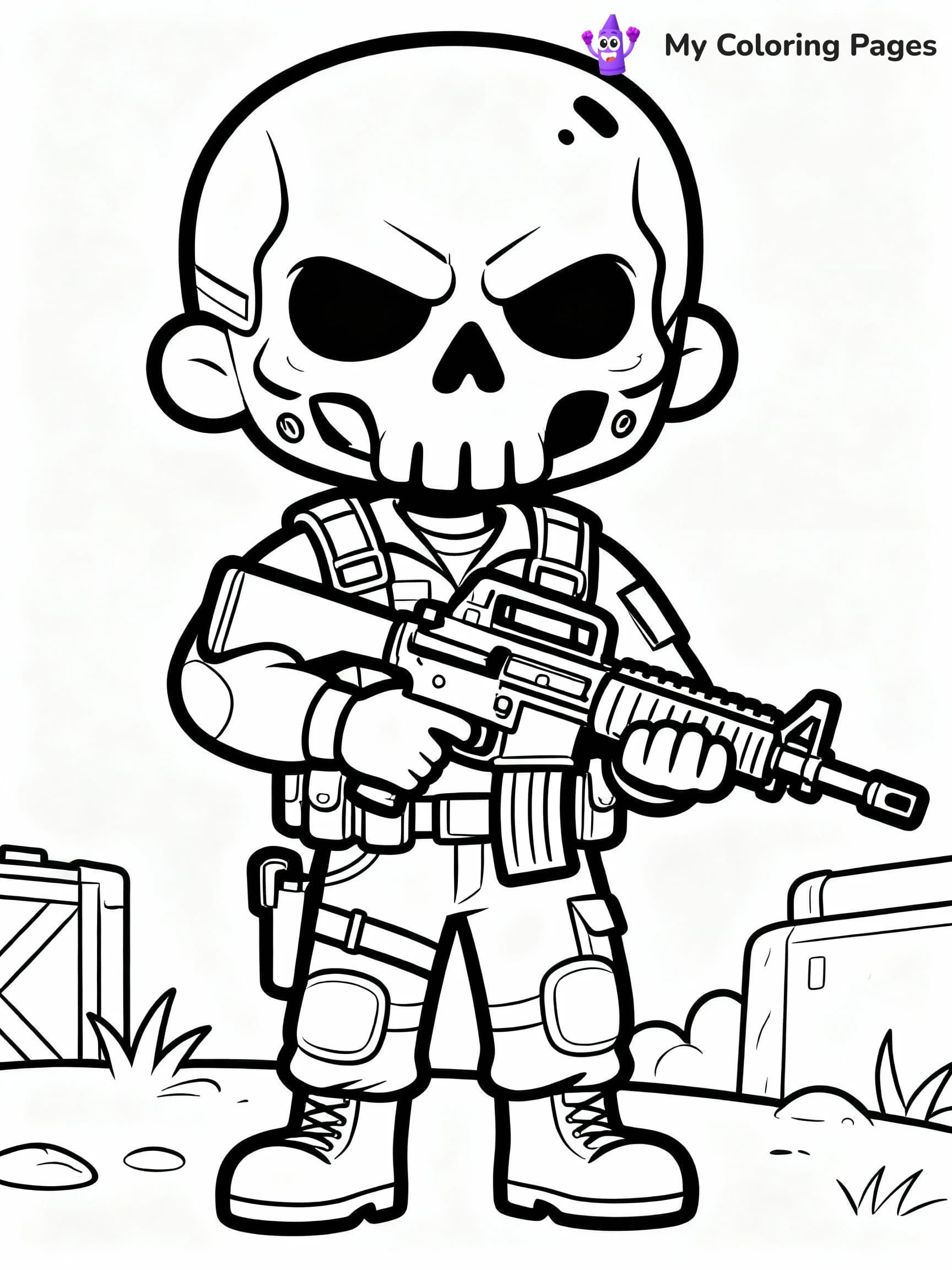 Call Of Duty Coloring Pages - 16