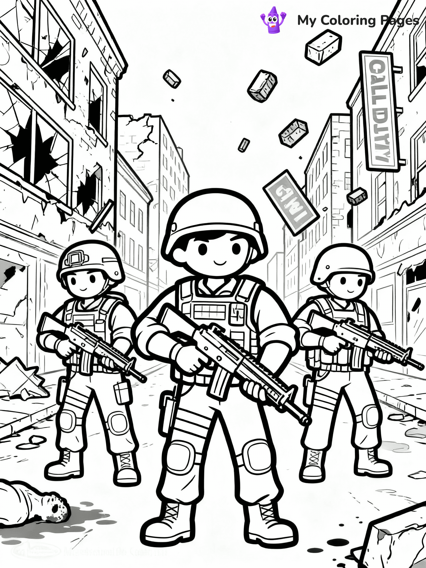 Call Of Duty Coloring Pages - 12