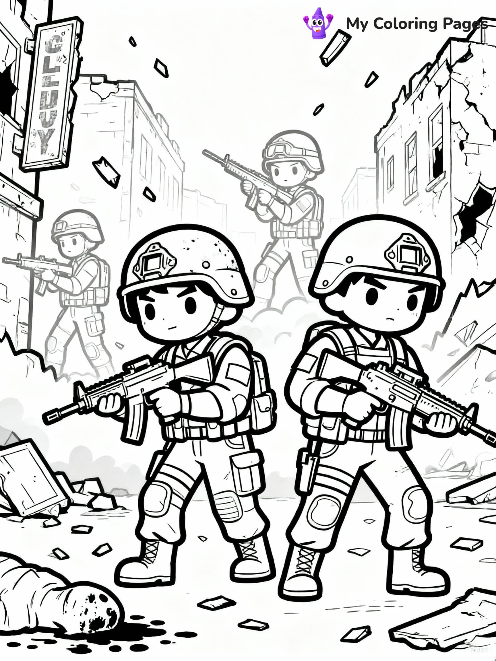 Call Of Duty Coloring Pages - 9