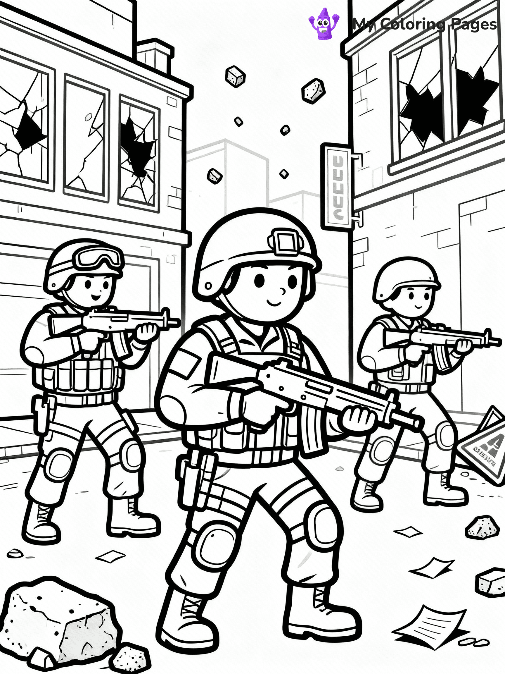 Call Of Duty Coloring Pages - 8