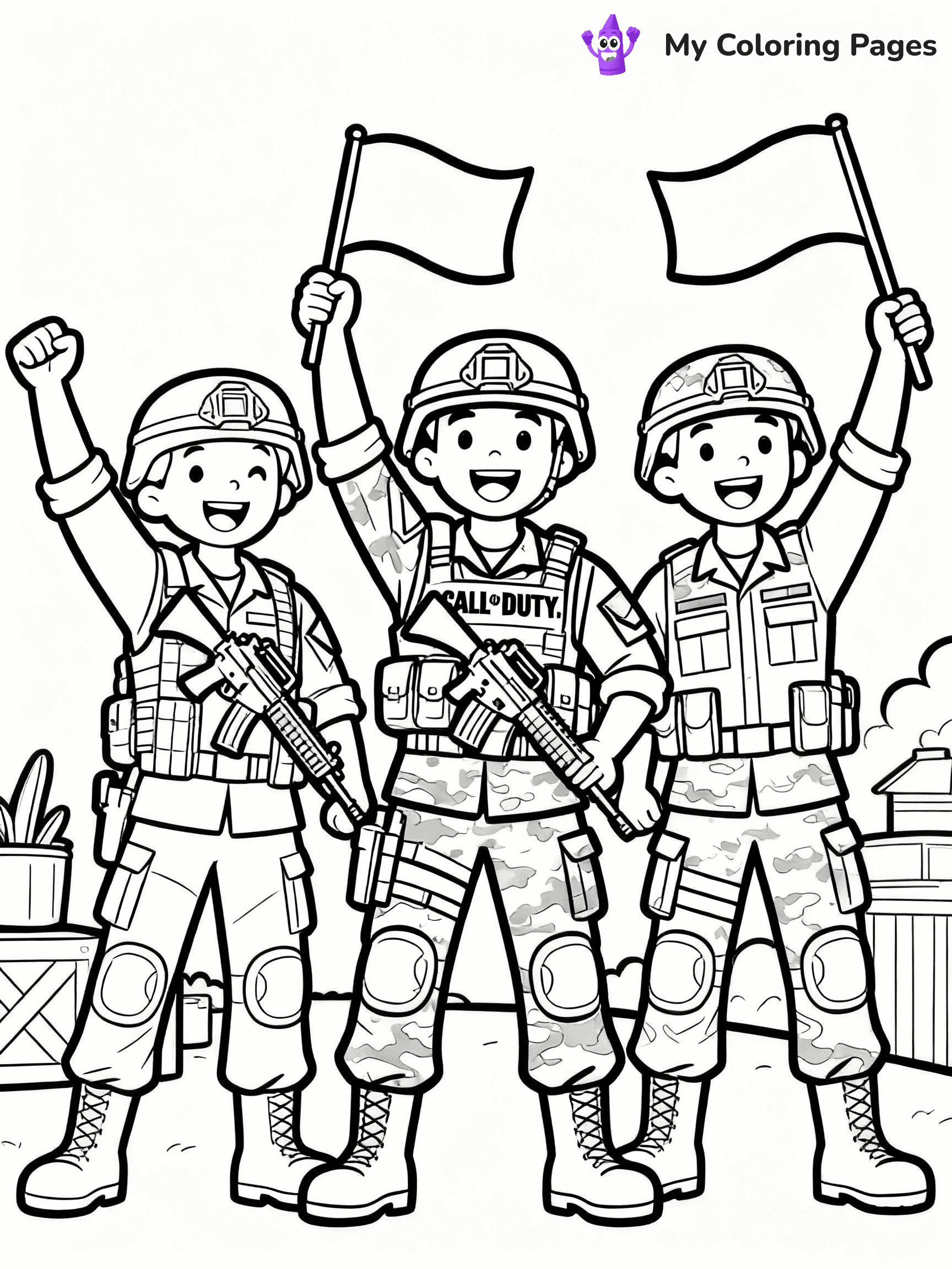 Call Of Duty Coloring Pages - 3