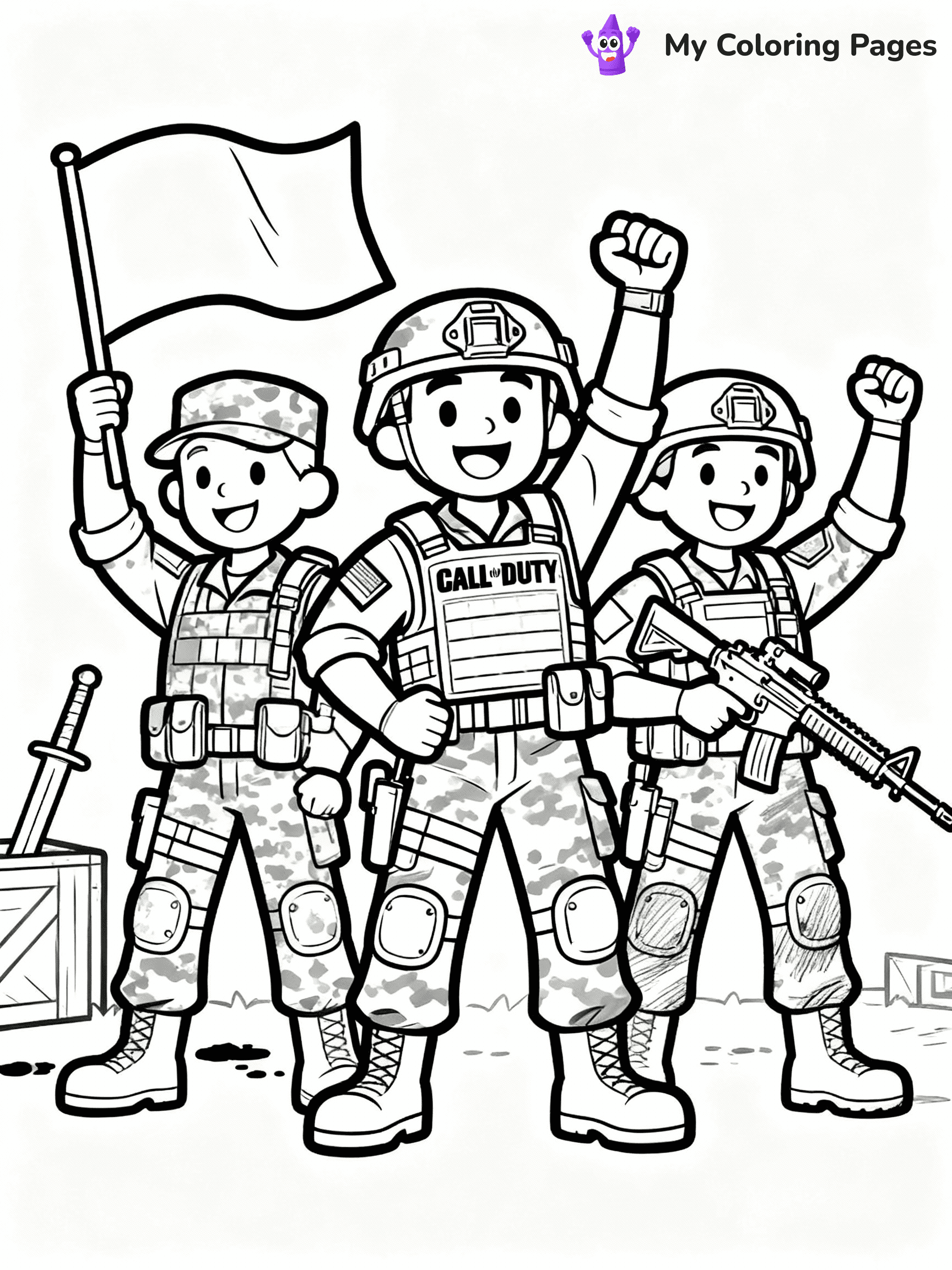 Call Of Duty Coloring Pages - 2