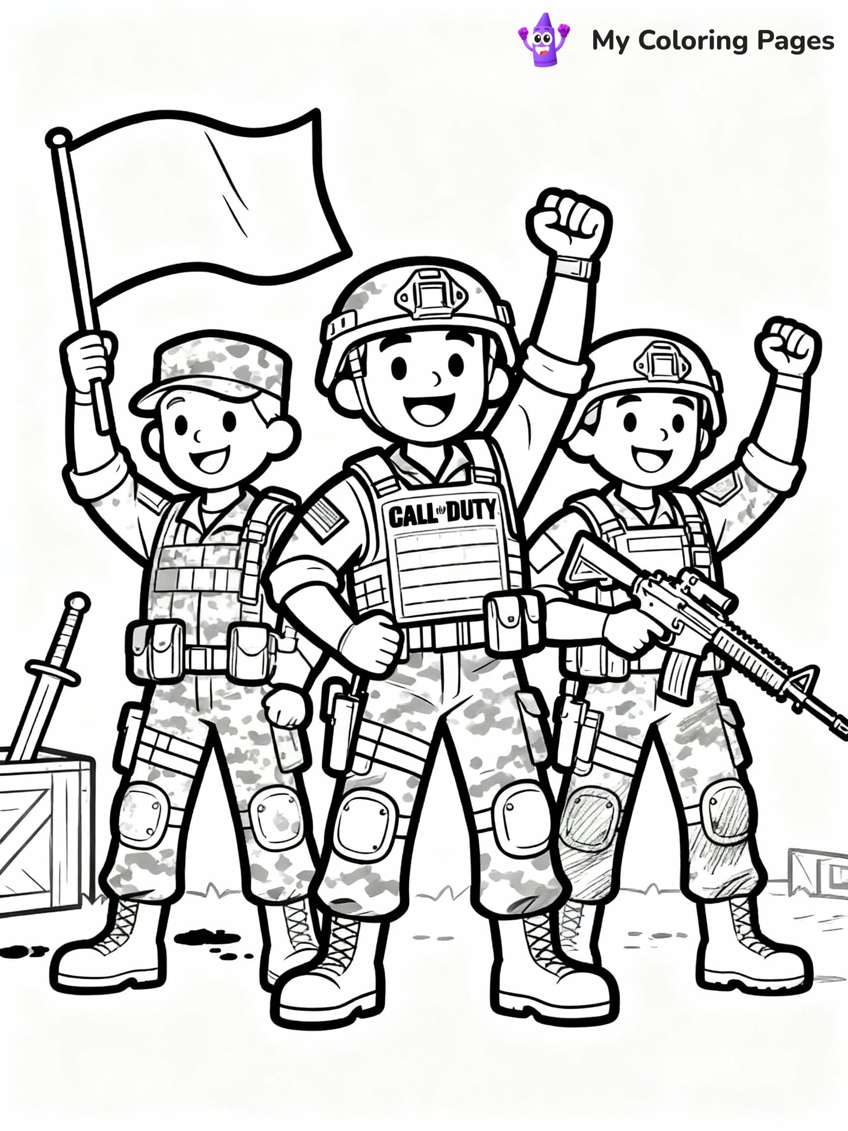 Call Of Duty Coloring Pages - 2