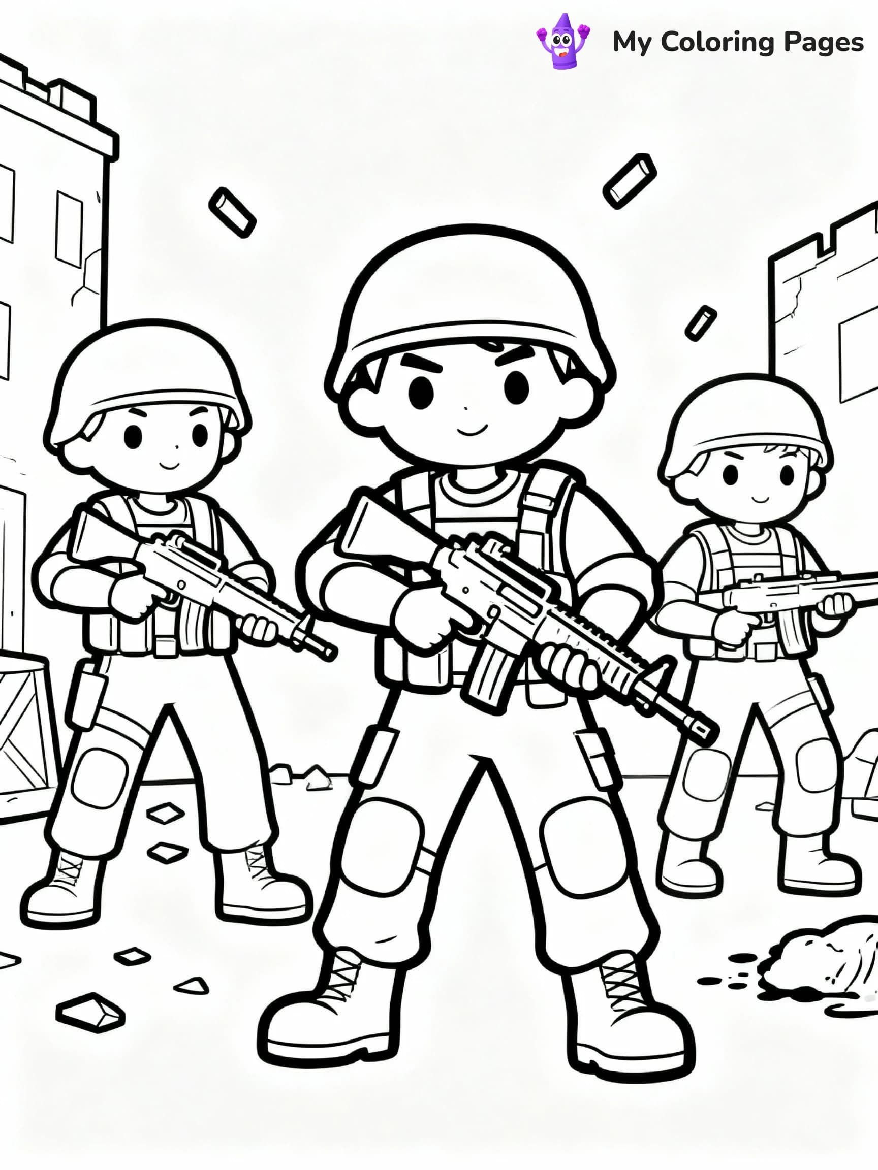 Call Of Duty Coloring Pages - 1