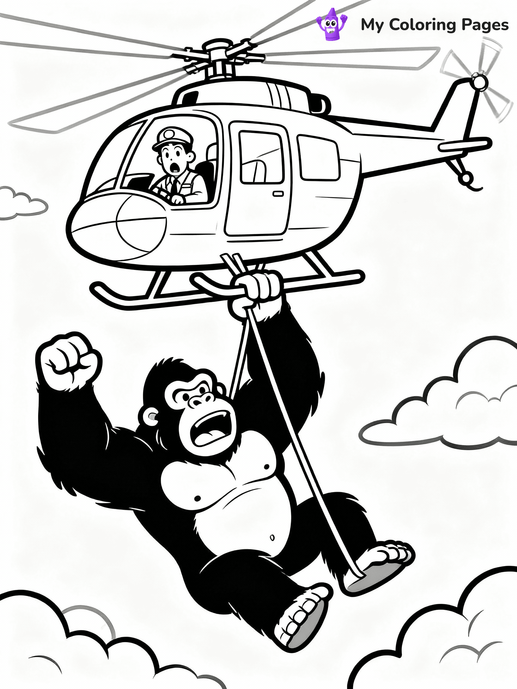 King Kong Coloring Pages - 8