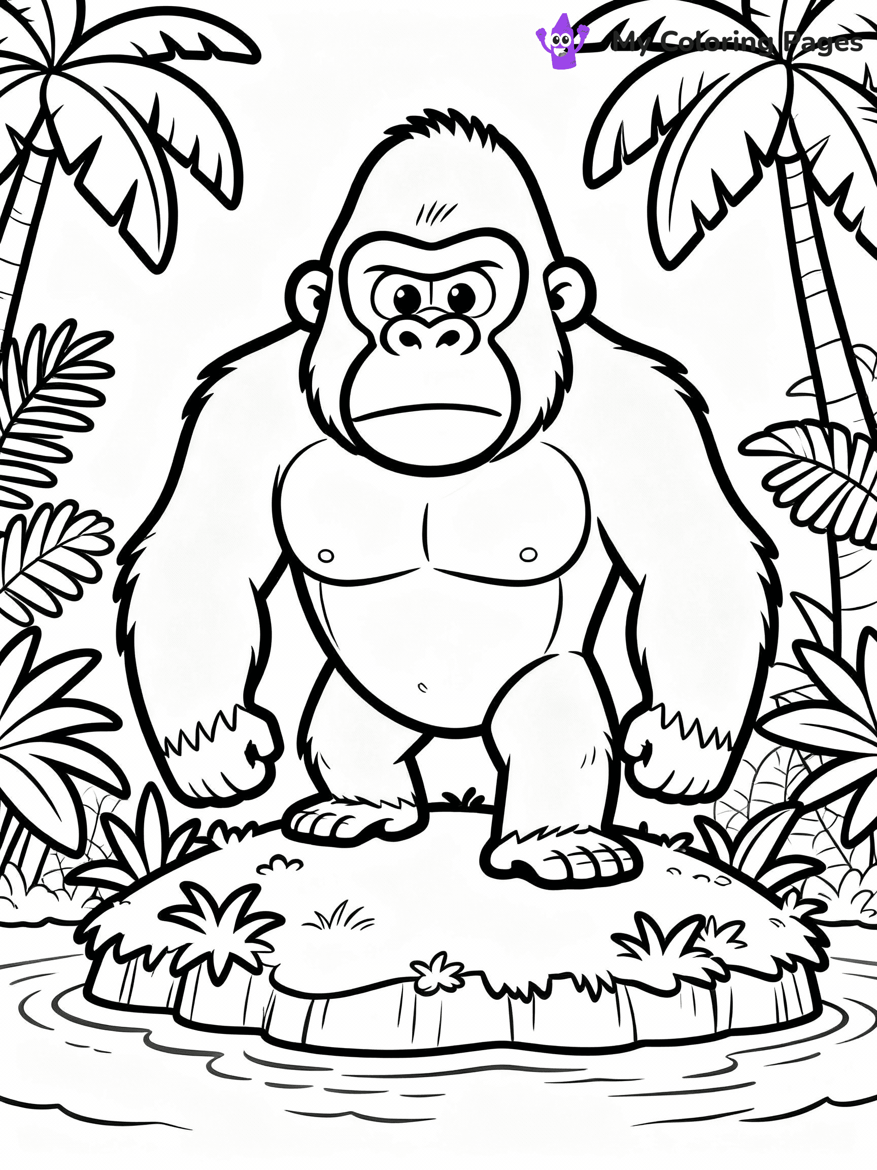 King Kong Coloring Pages - 1