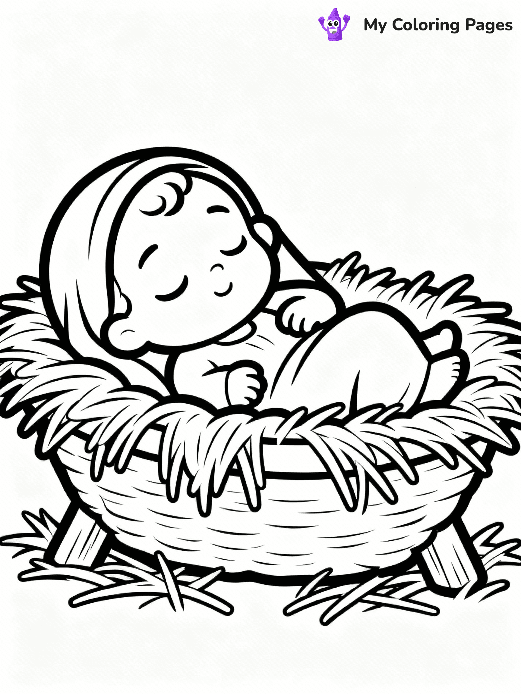 Nativity Scene Coloring Pages - 76
