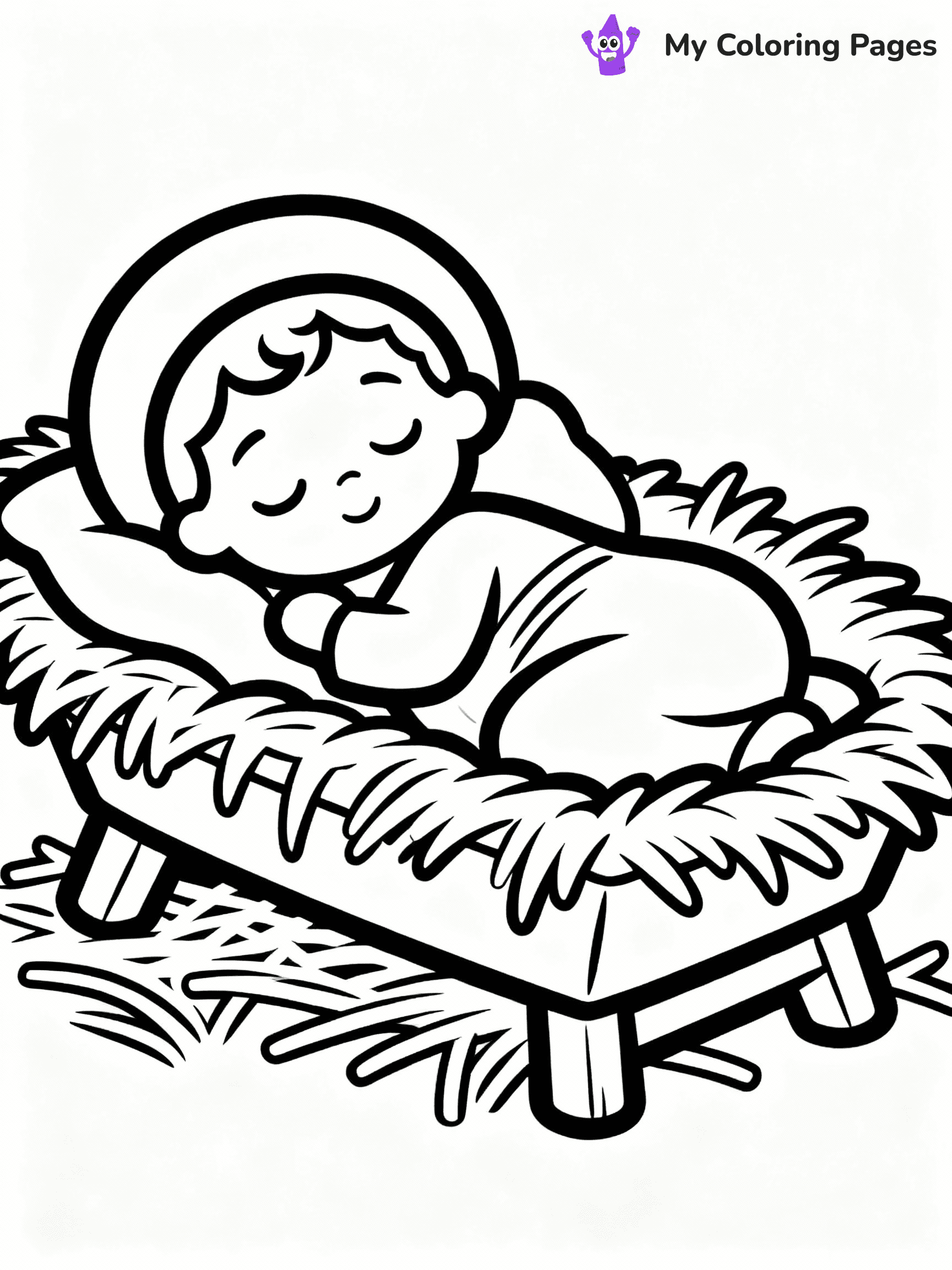 Nativity Scene Coloring Pages - 72