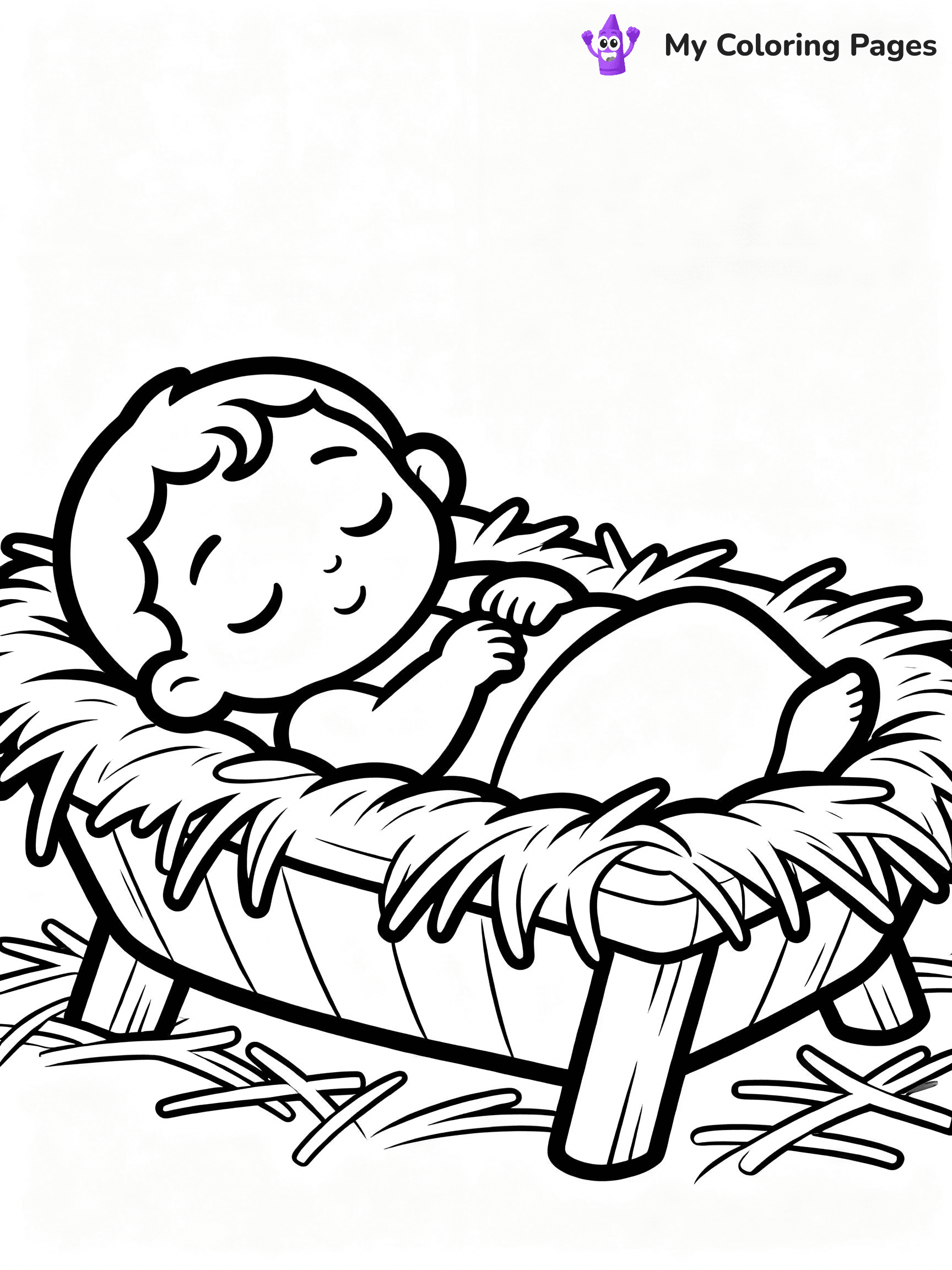 Nativity Scene Coloring Pages - 68
