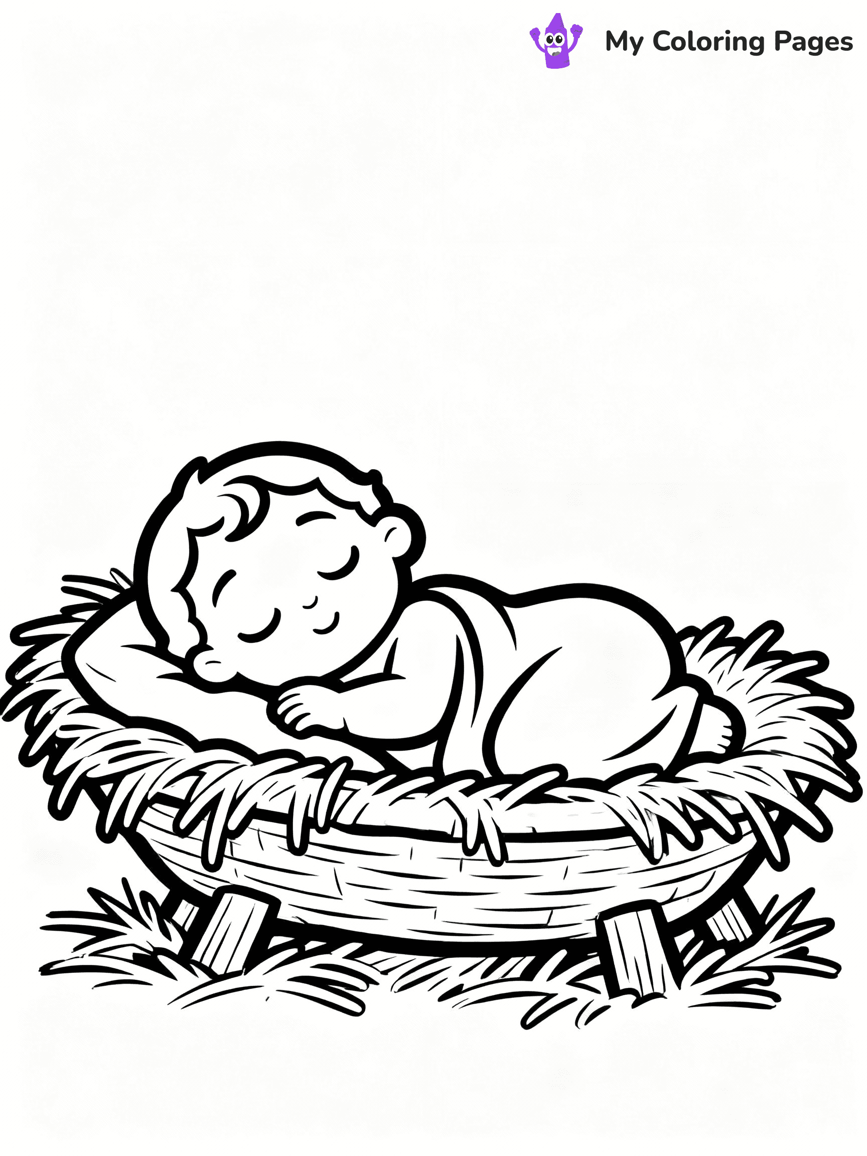 Nativity Scene Coloring Pages - 67
