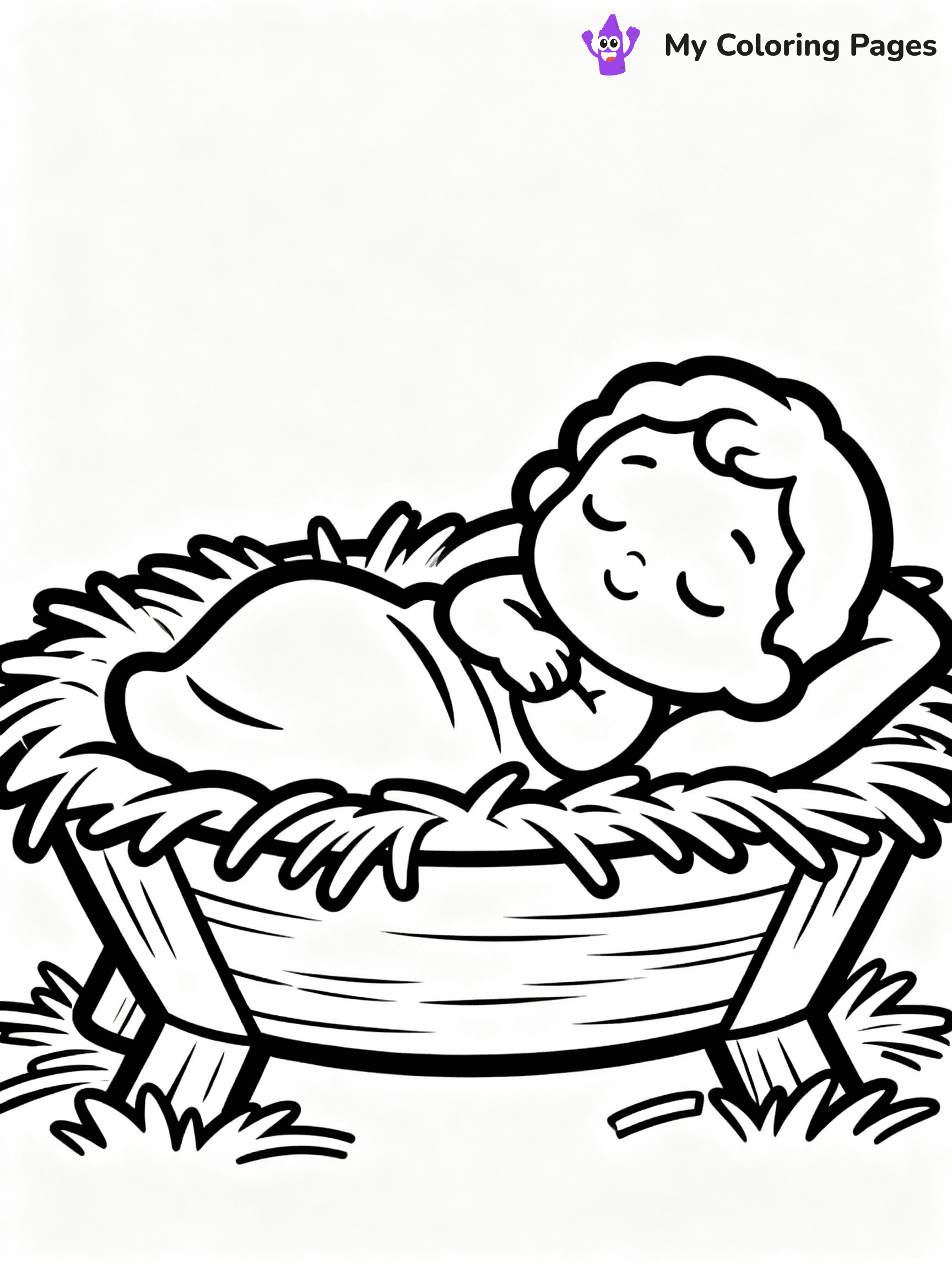 Nativity Scene Coloring Pages - 65
