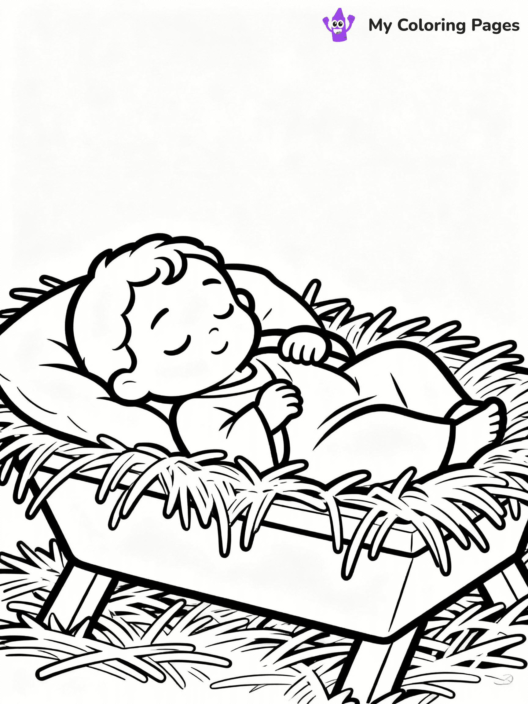 Nativity Scene Coloring Pages - 64
