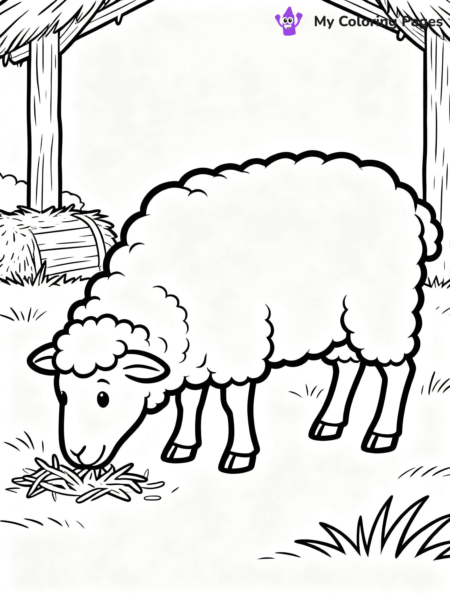 Nativity Scene Coloring Pages - 42
