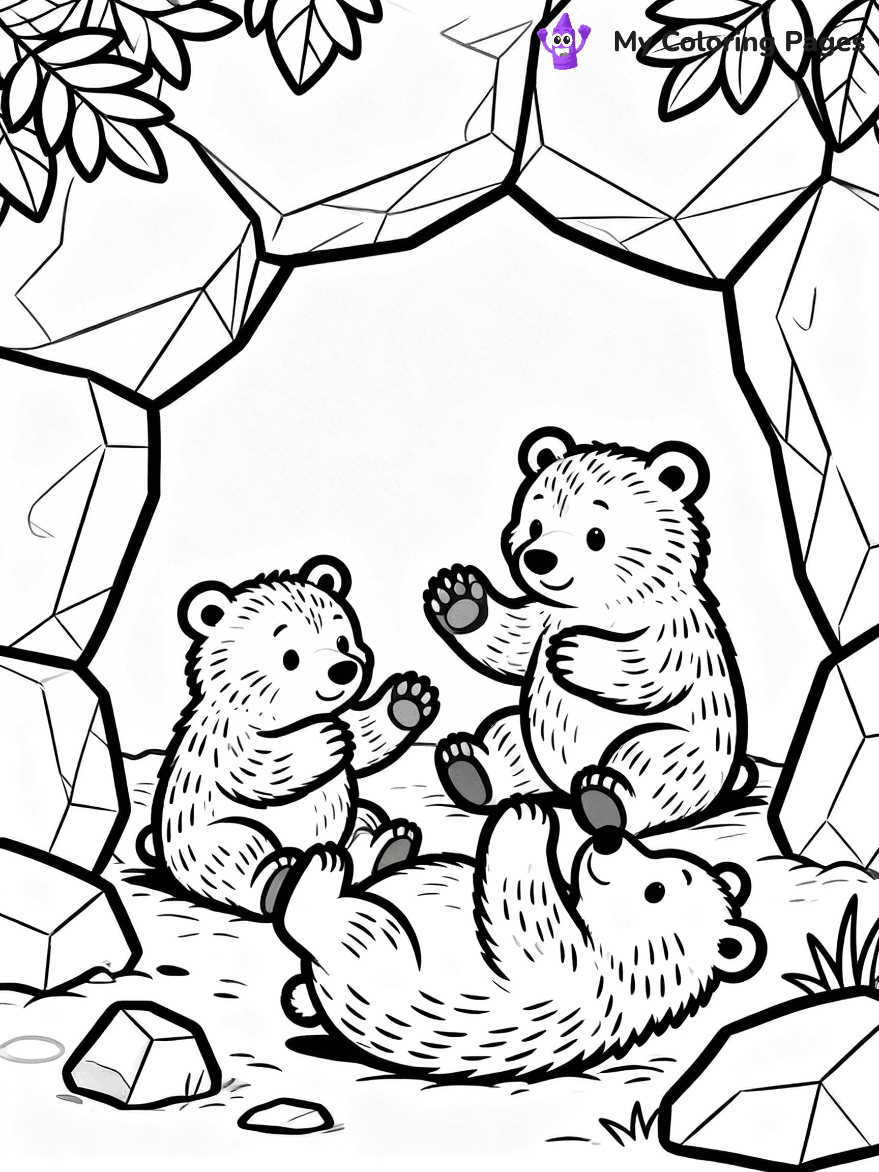Grizzly Bear Coloring Pages - 27