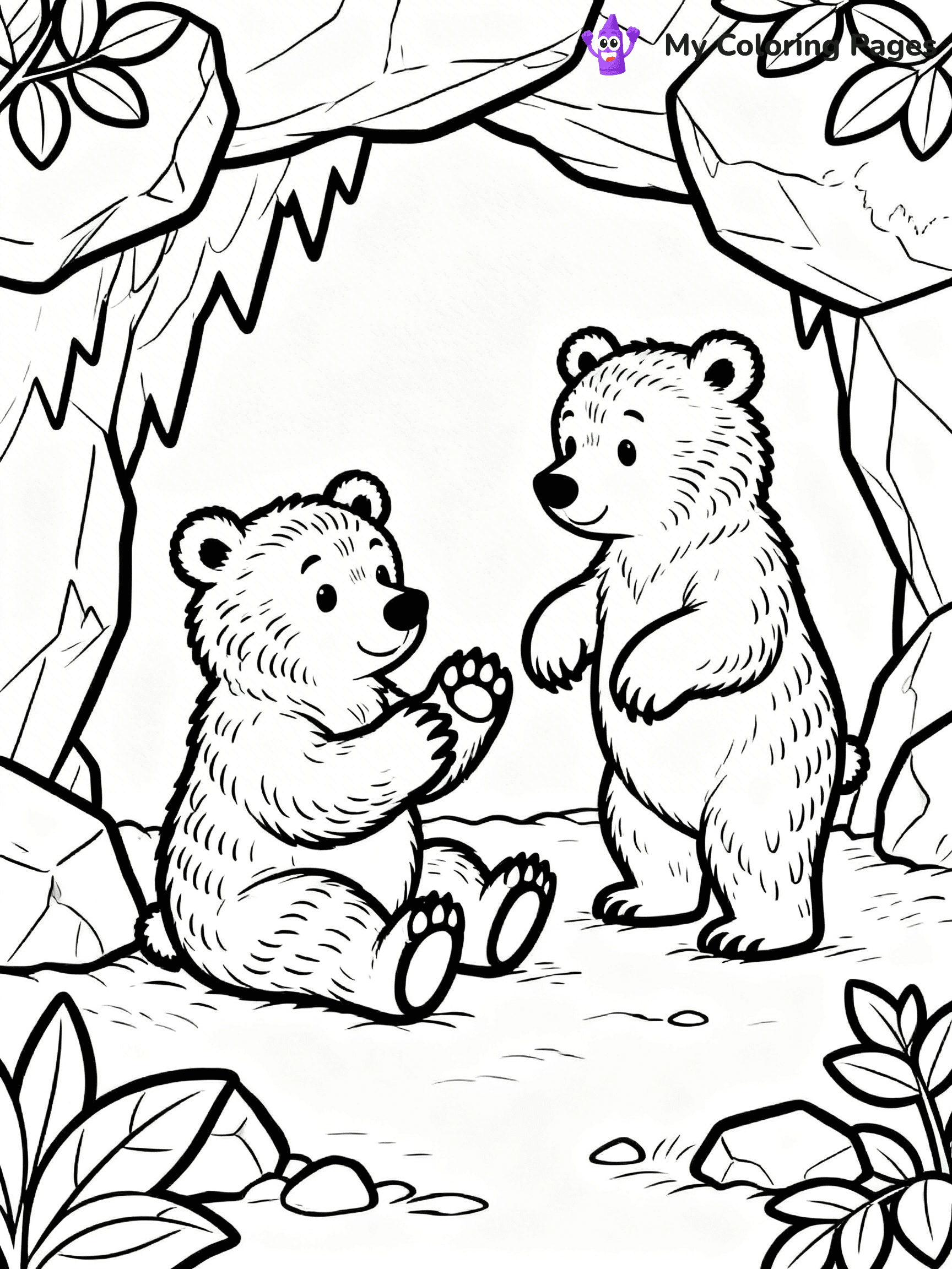 Grizzly Bear Coloring Pages - 26
