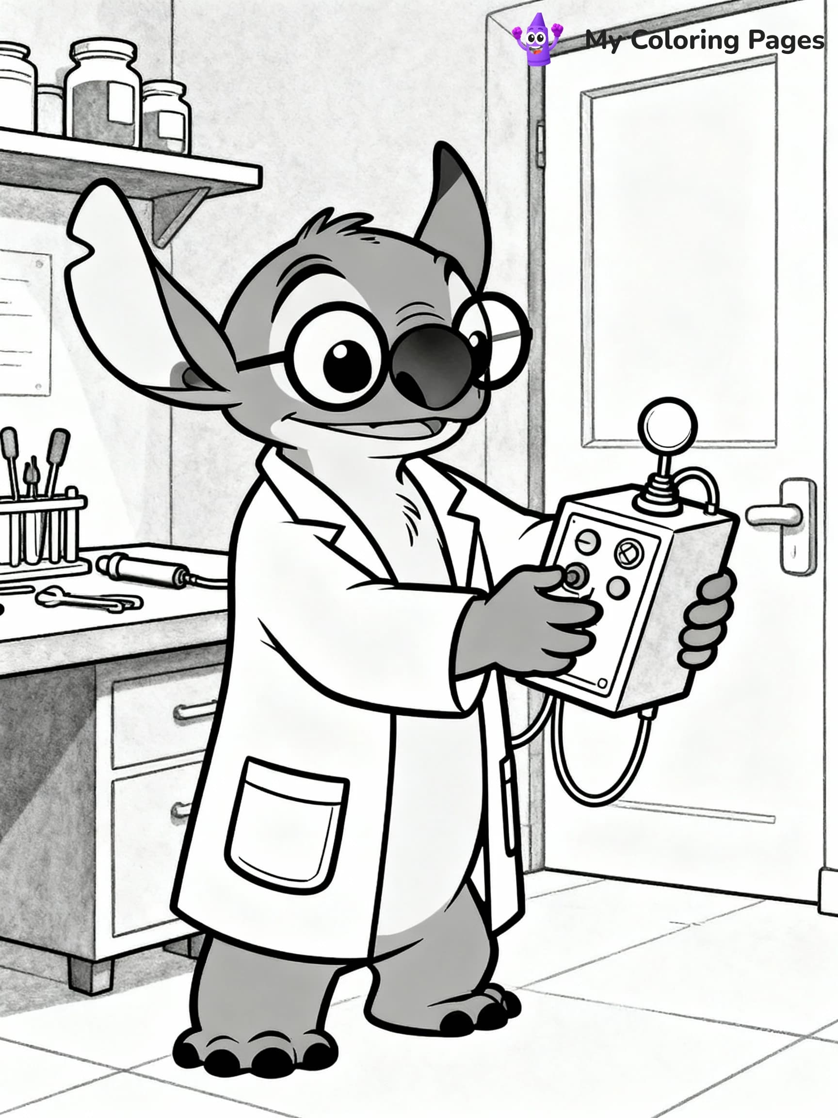 Stitch Coloring Pages - 23