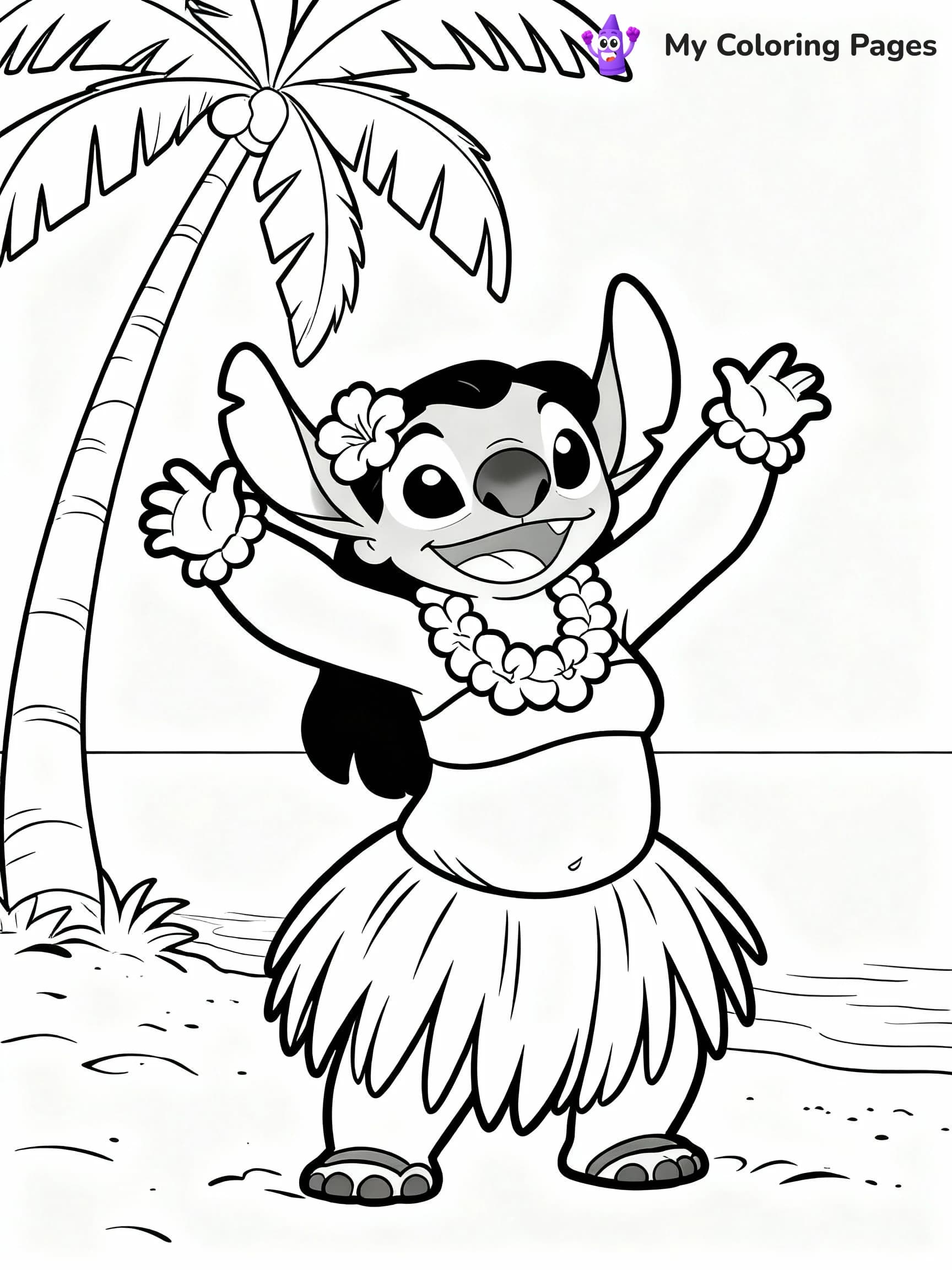 Stitch Coloring Pages - 22