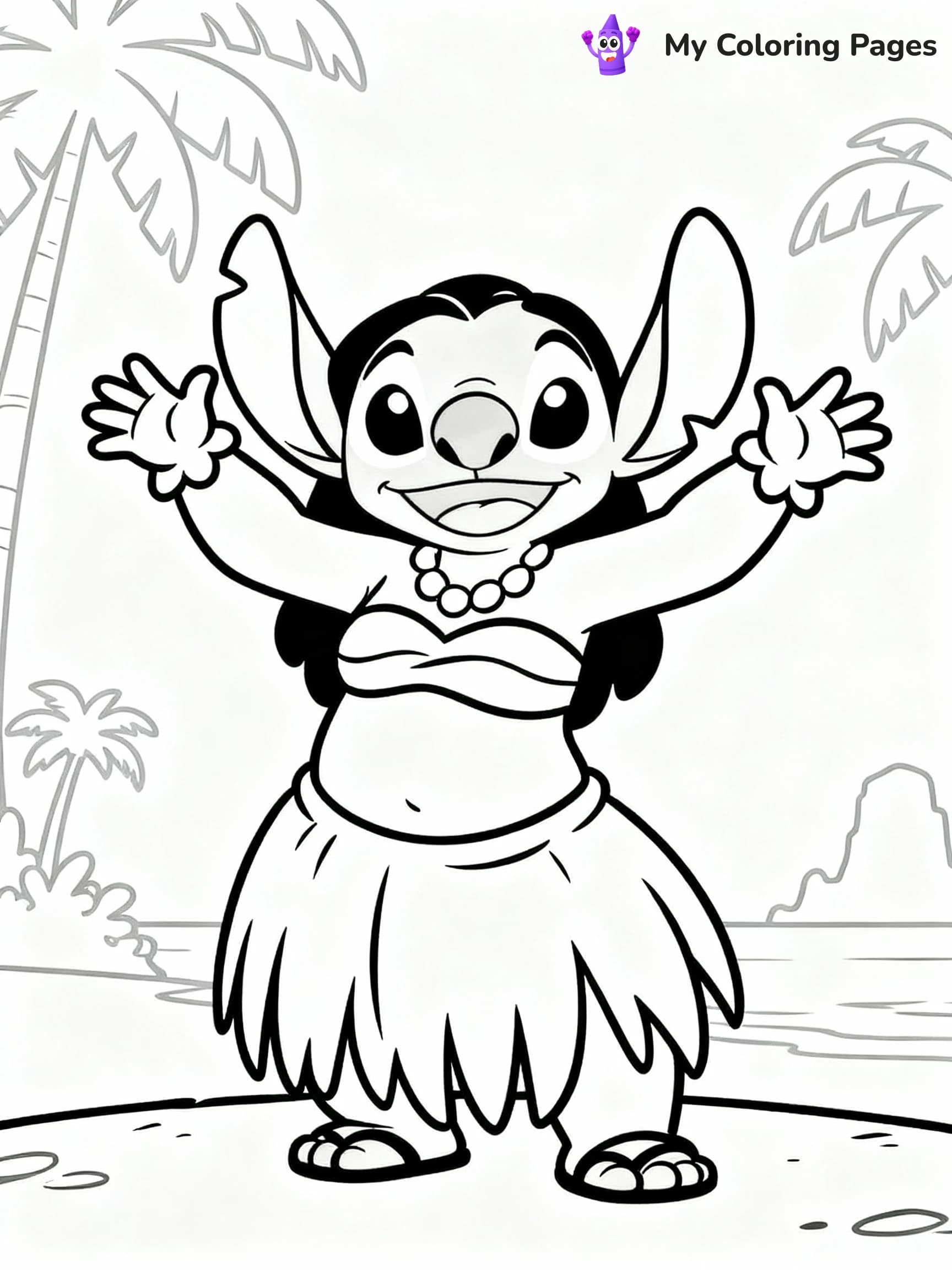 Stitch Coloring Pages - 19