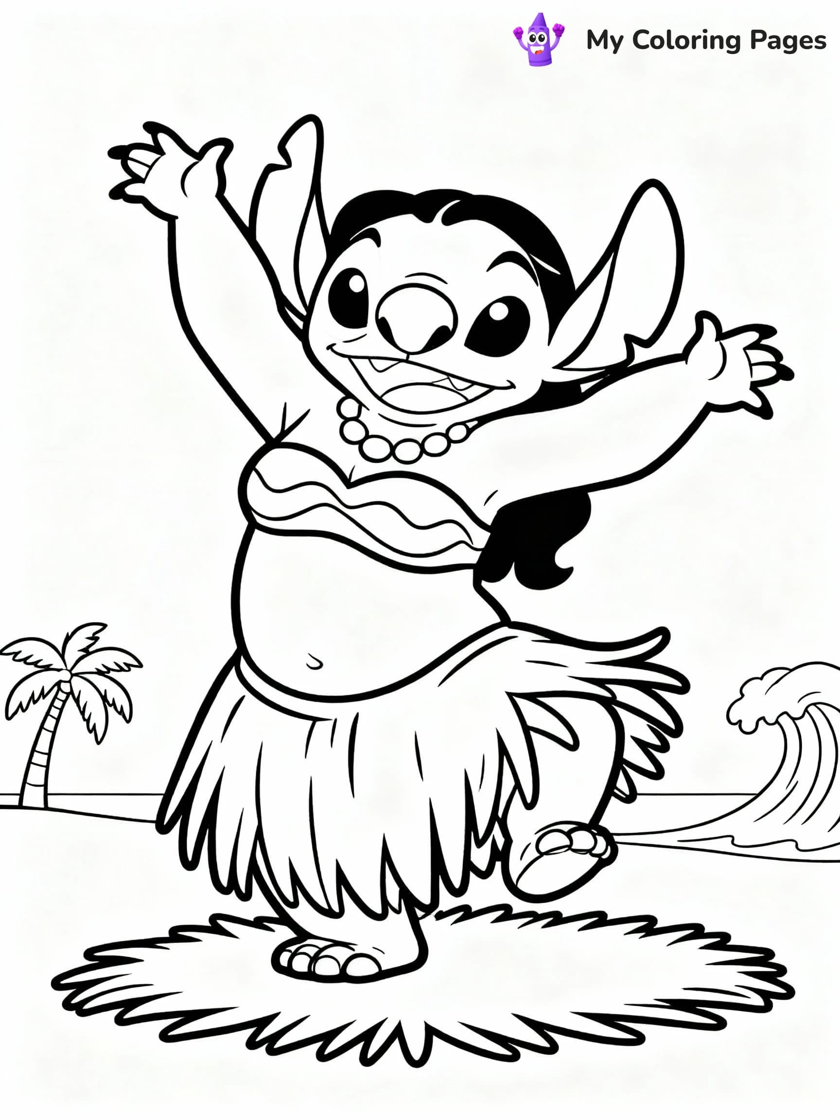 Stitch Coloring Pages - 17