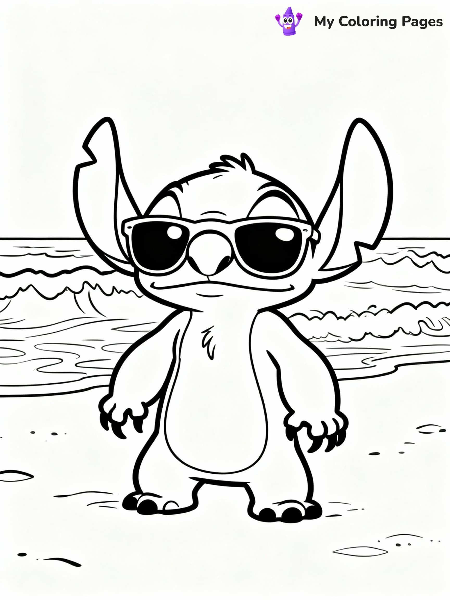 Stitch Coloring Pages - 10