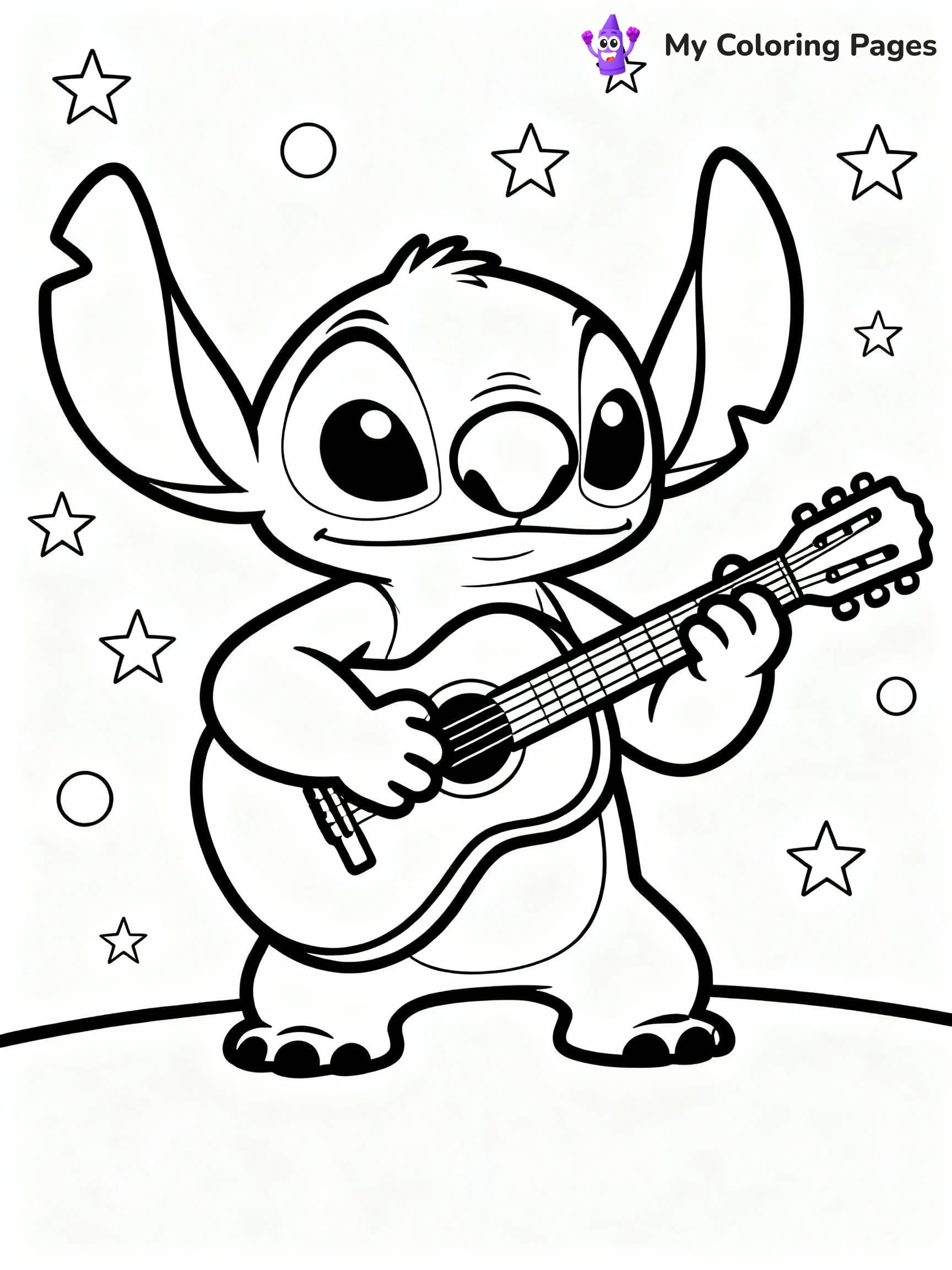 Stitch Coloring Pages - 8