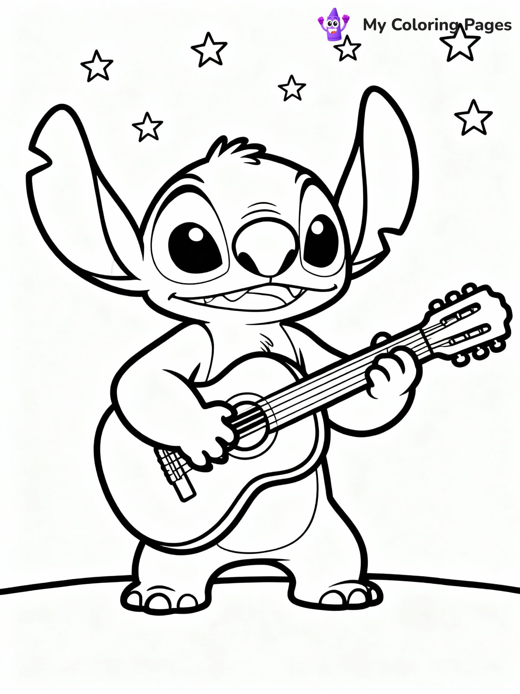 Stitch Coloring Pages - 7