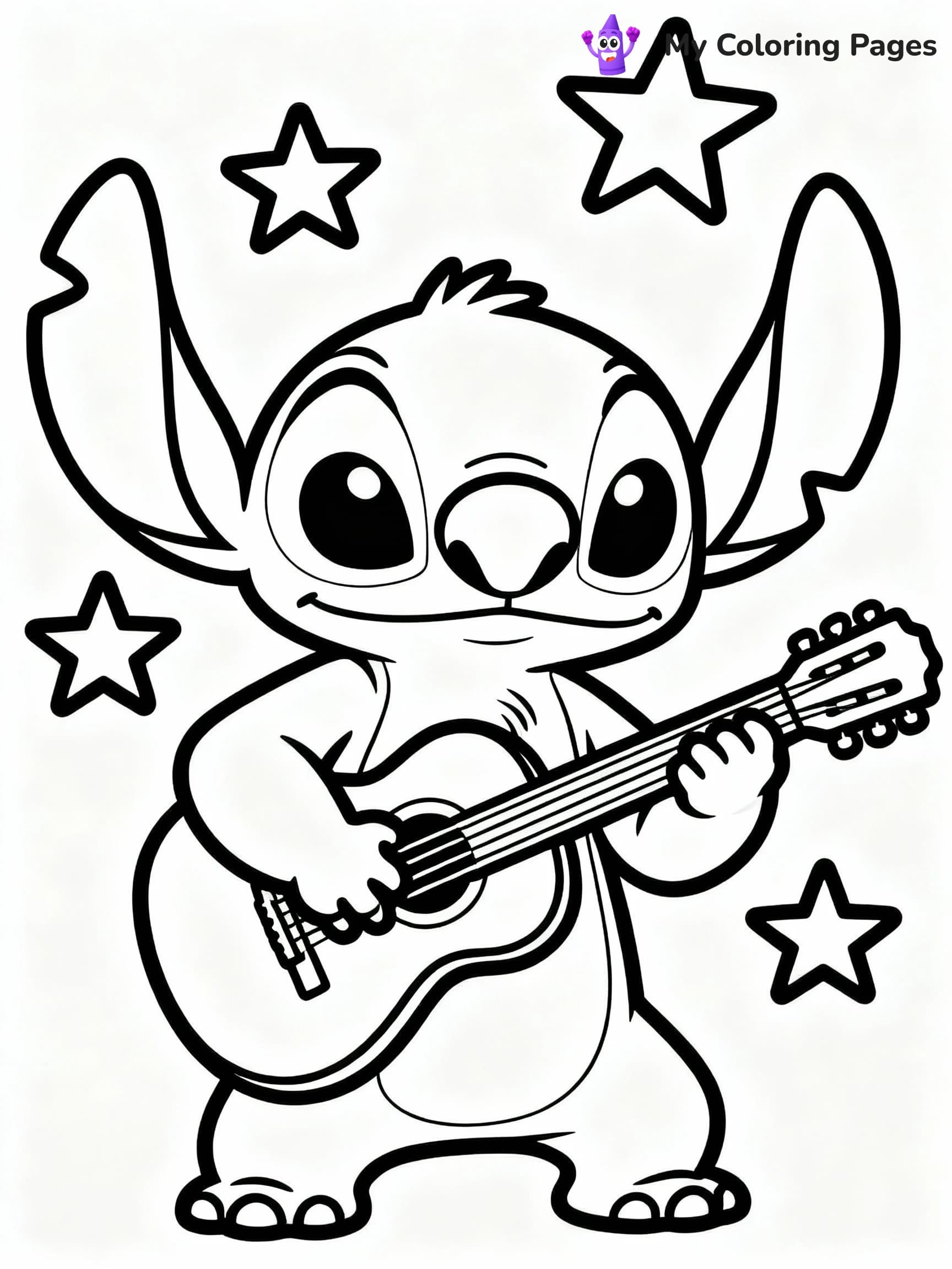 Stitch Coloring Pages - 6