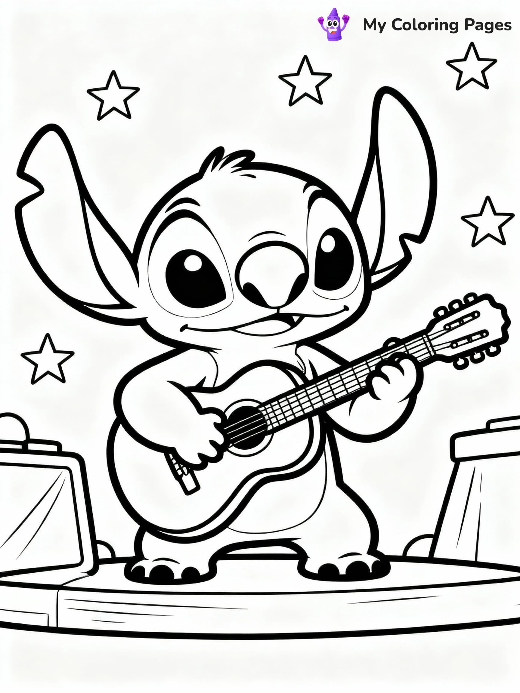 Stitch Coloring Pages - 5