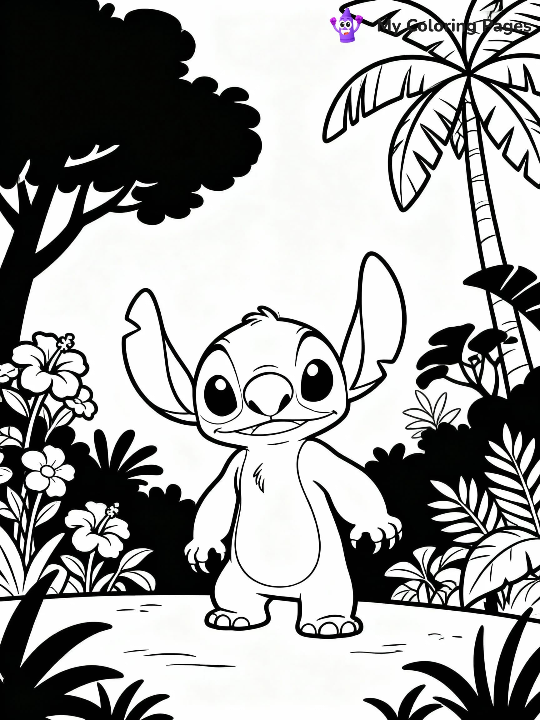 Stitch Coloring Pages - 3