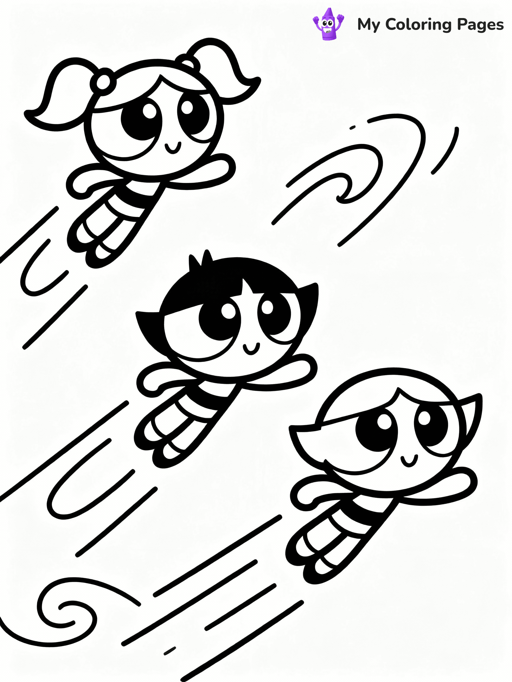 Powerpuff Girls Coloring Pages - 8