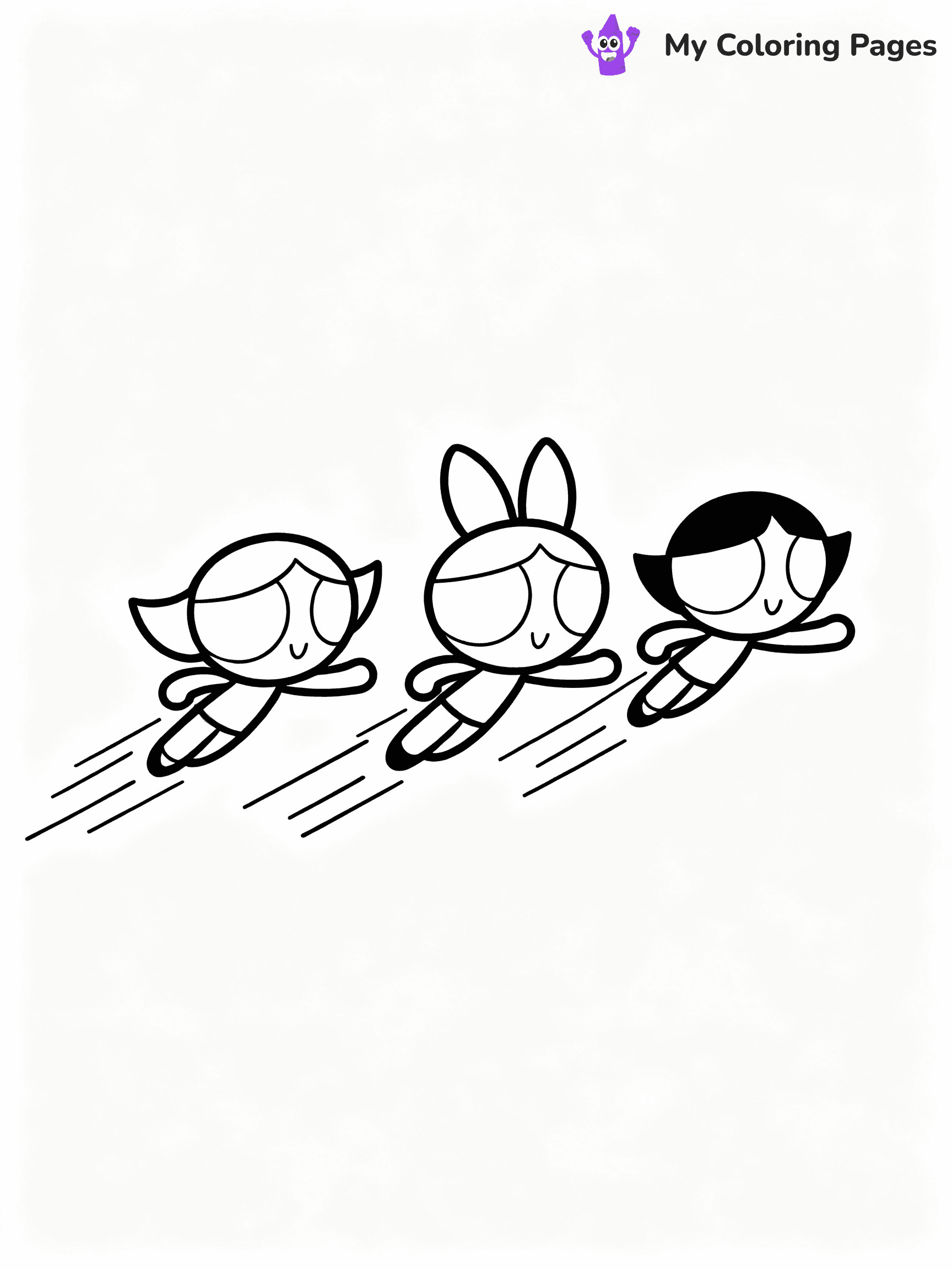 Powerpuff Girls Coloring Pages - 6