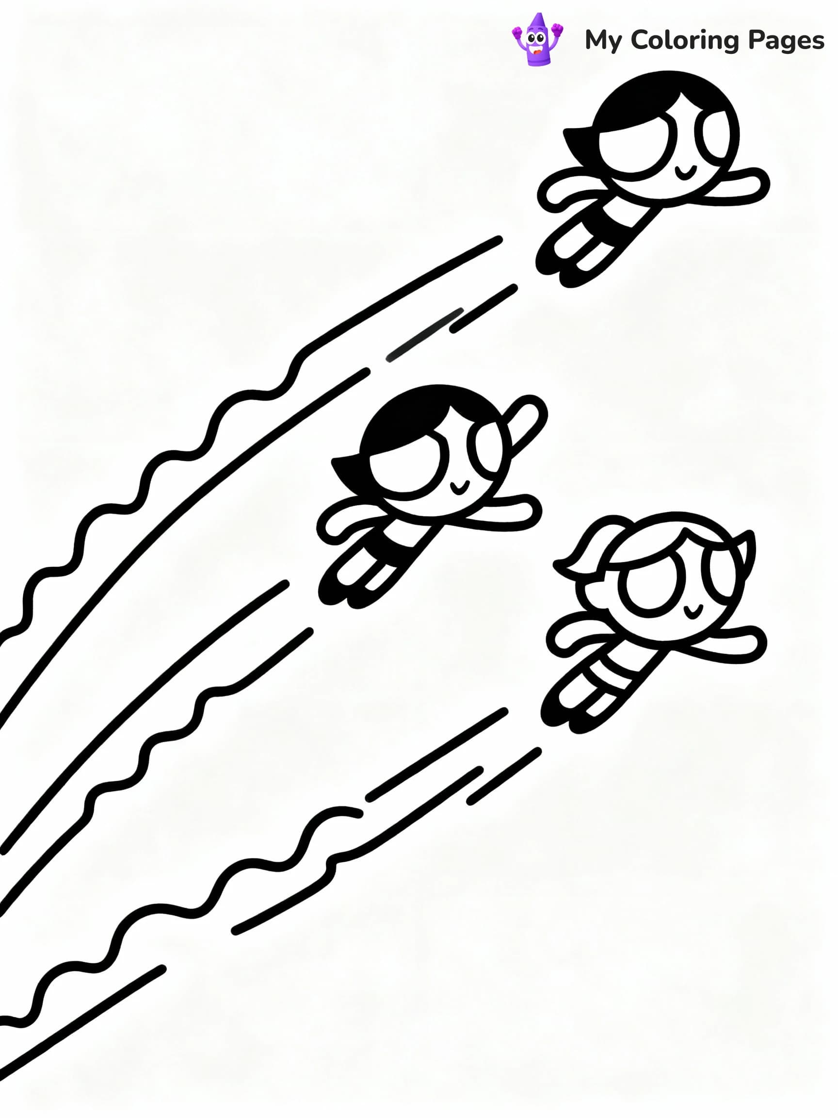 Powerpuff Girls Coloring Pages - 4