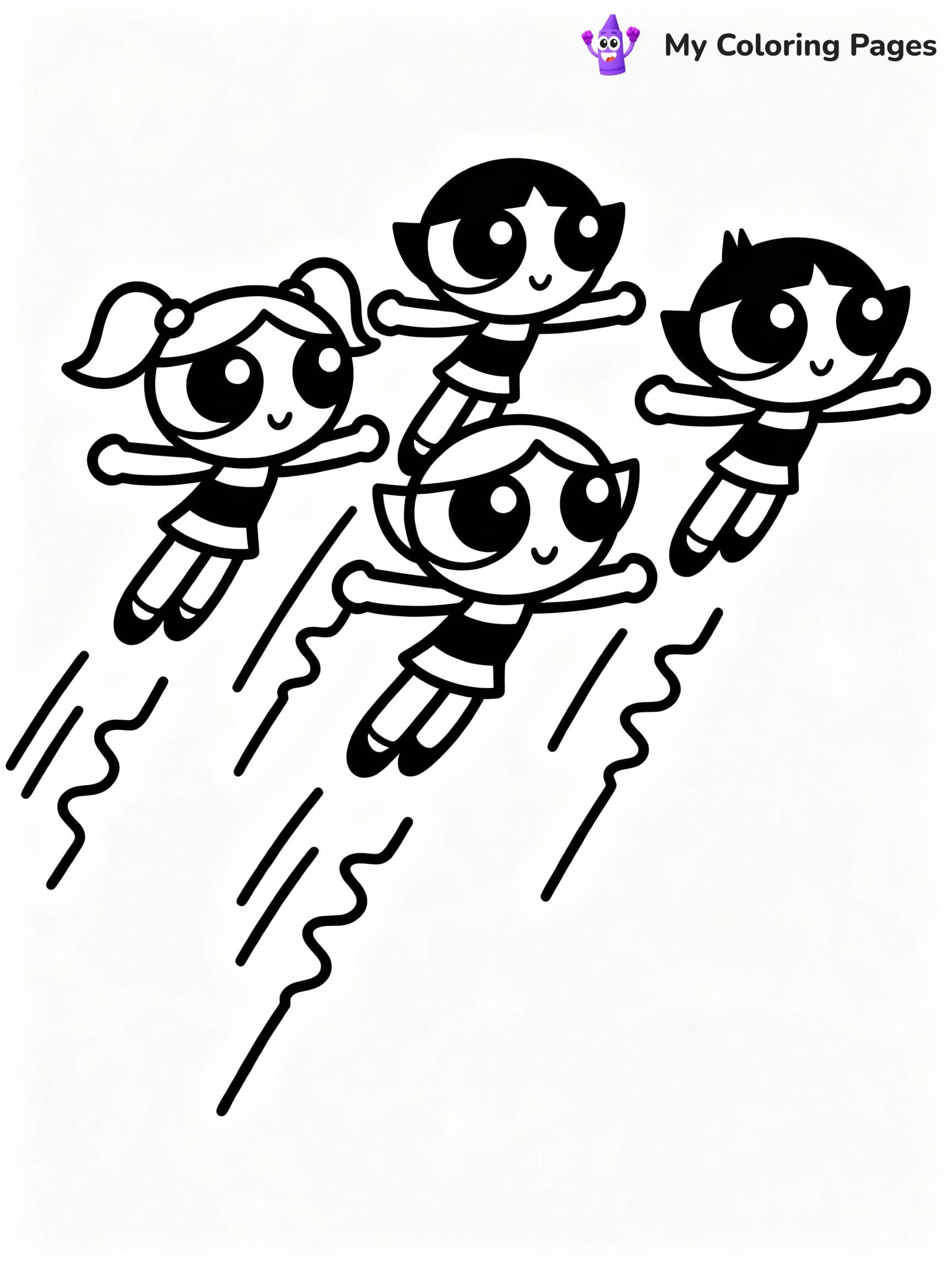 Powerpuff Girls Coloring Pages - 3