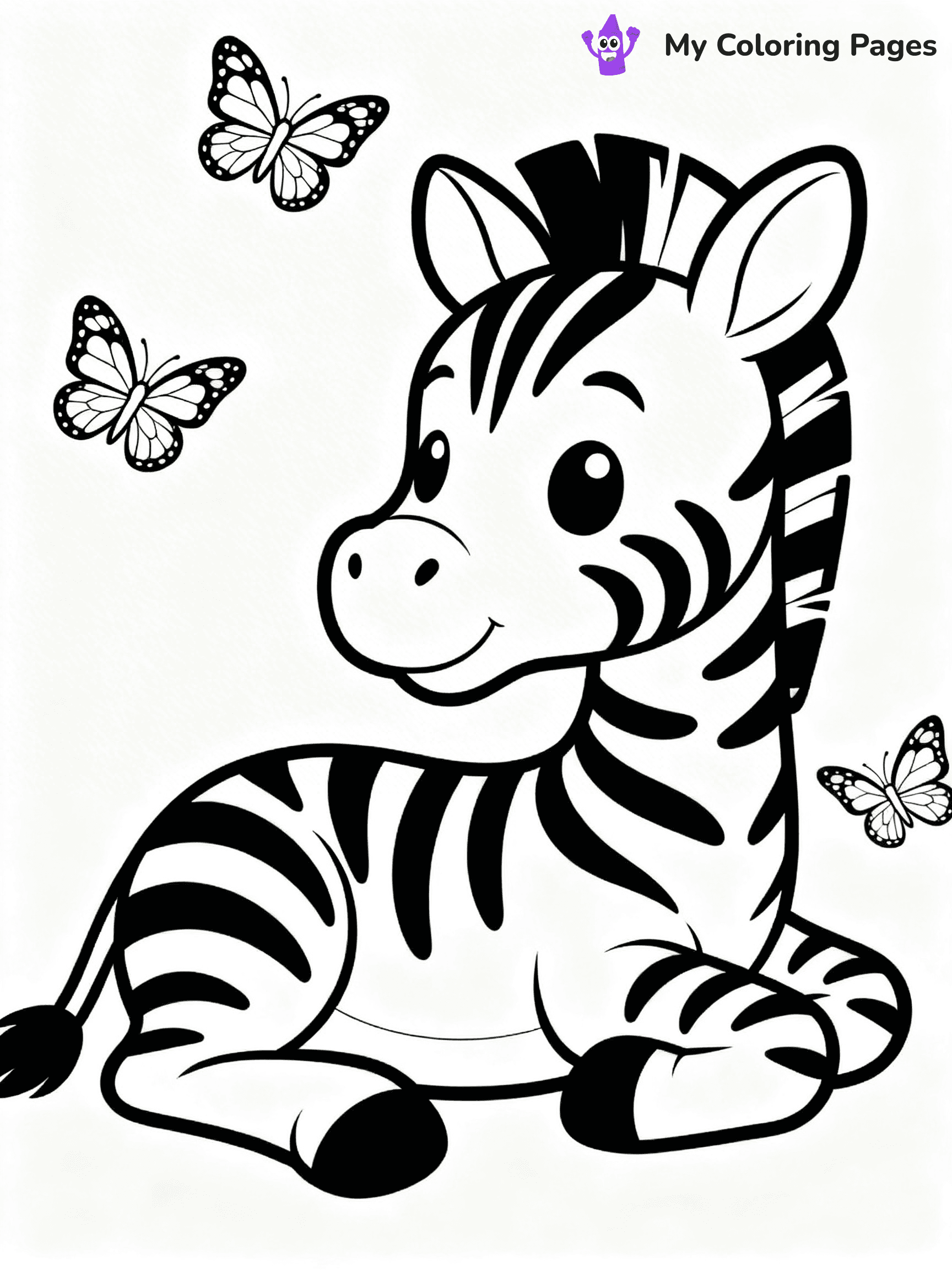 Zebra Coloring Pages - 23