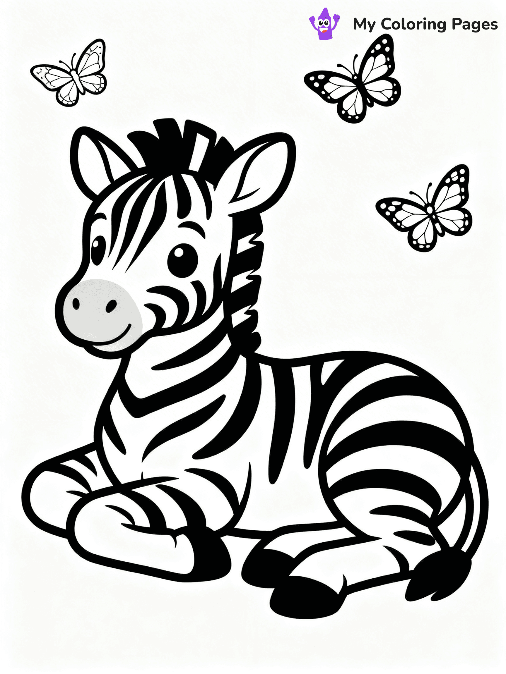 Zebra Coloring Pages - 21