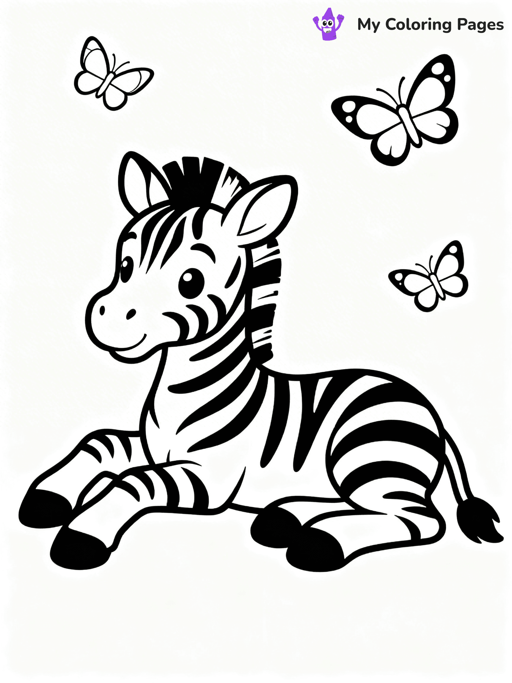 Zebra Coloring Pages - 20