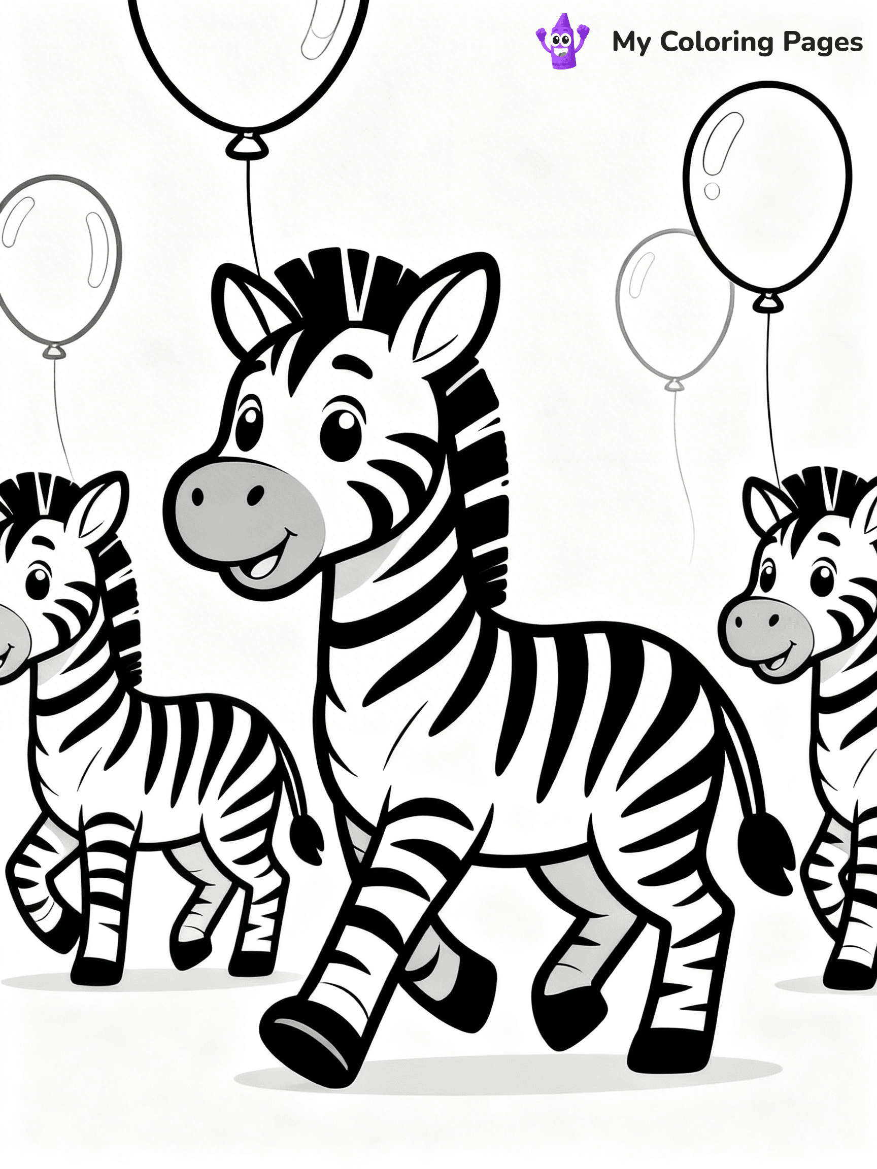 Zebra Coloring Pages - 17