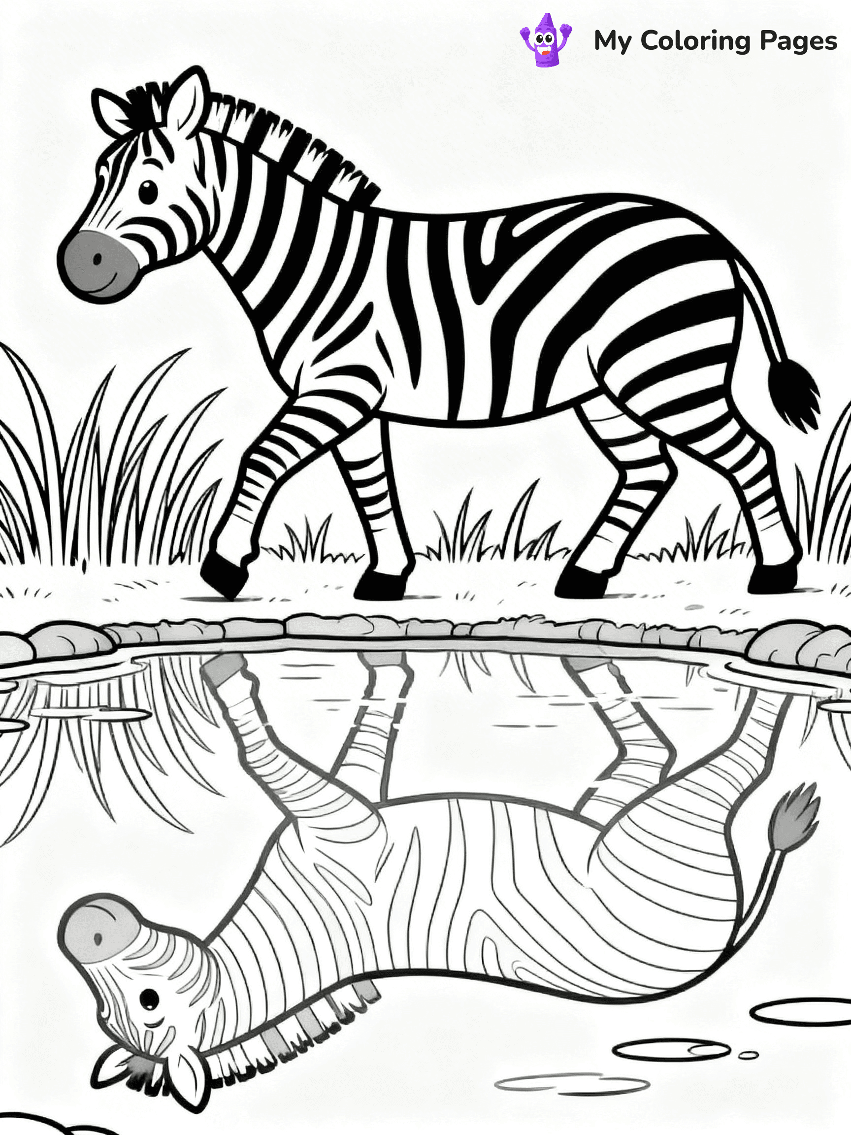 Zebra Coloring Pages - 15