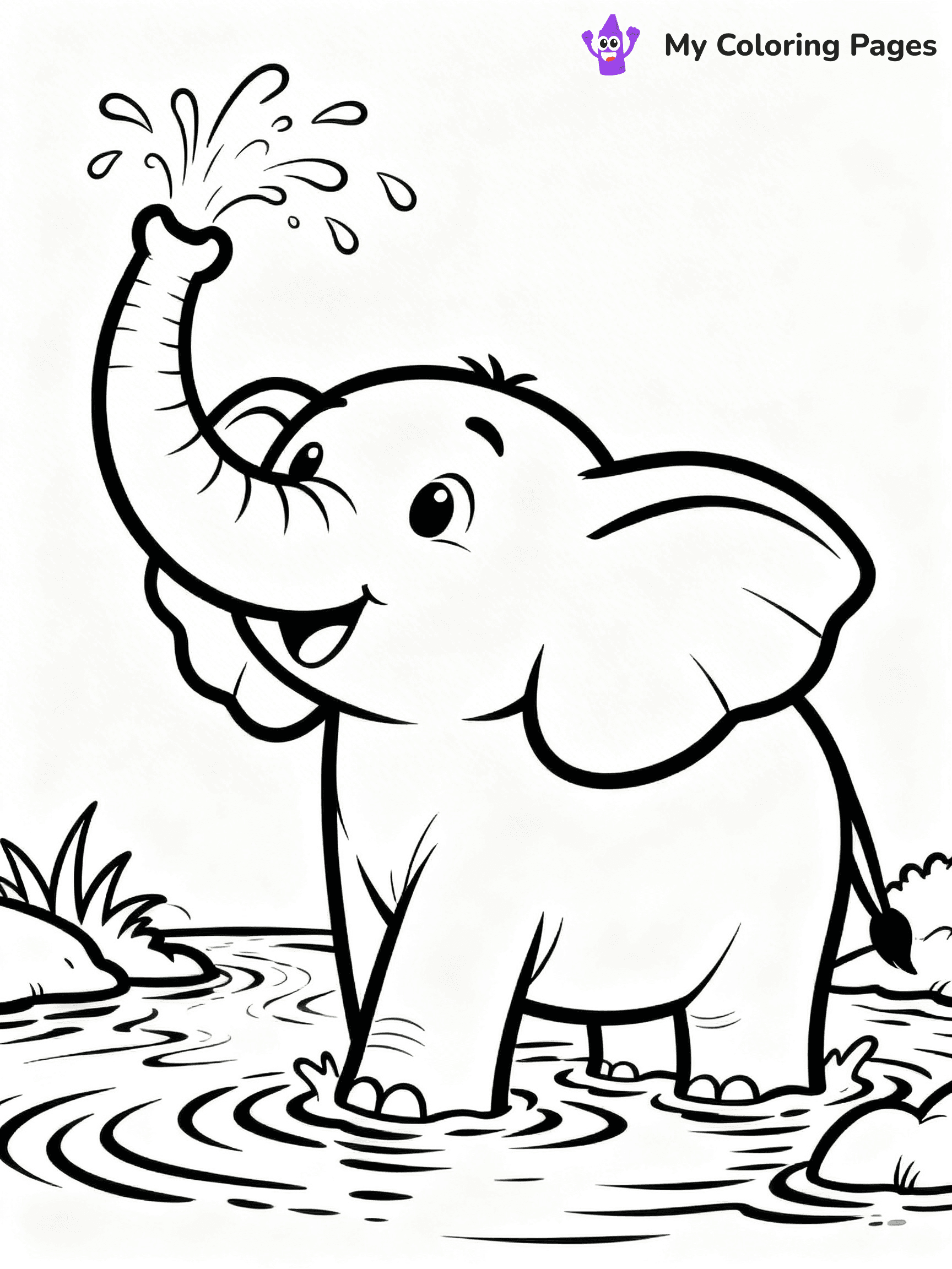 Jungle Animal Coloring Pages - 18