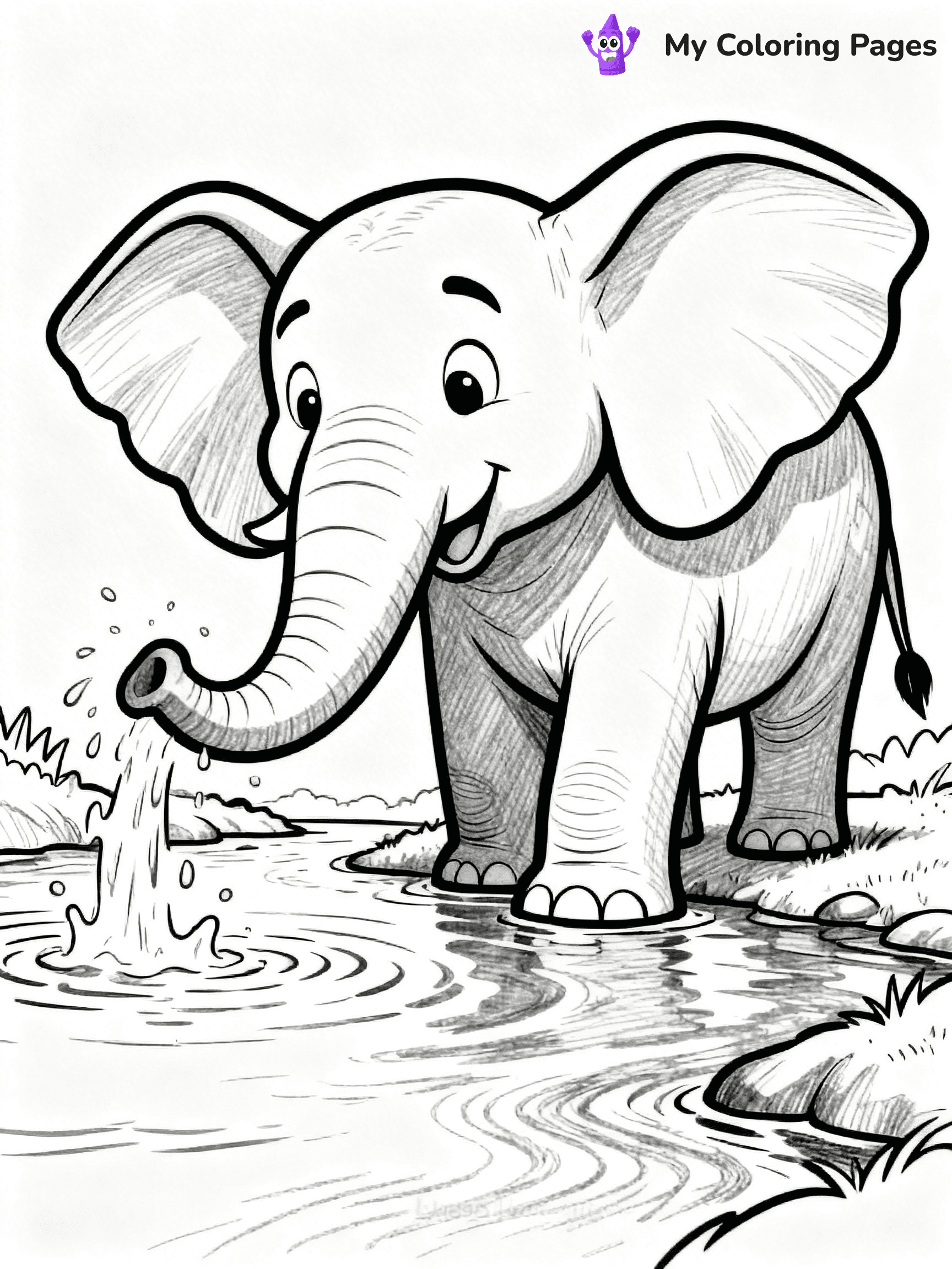 Jungle Animal Coloring Pages - 17