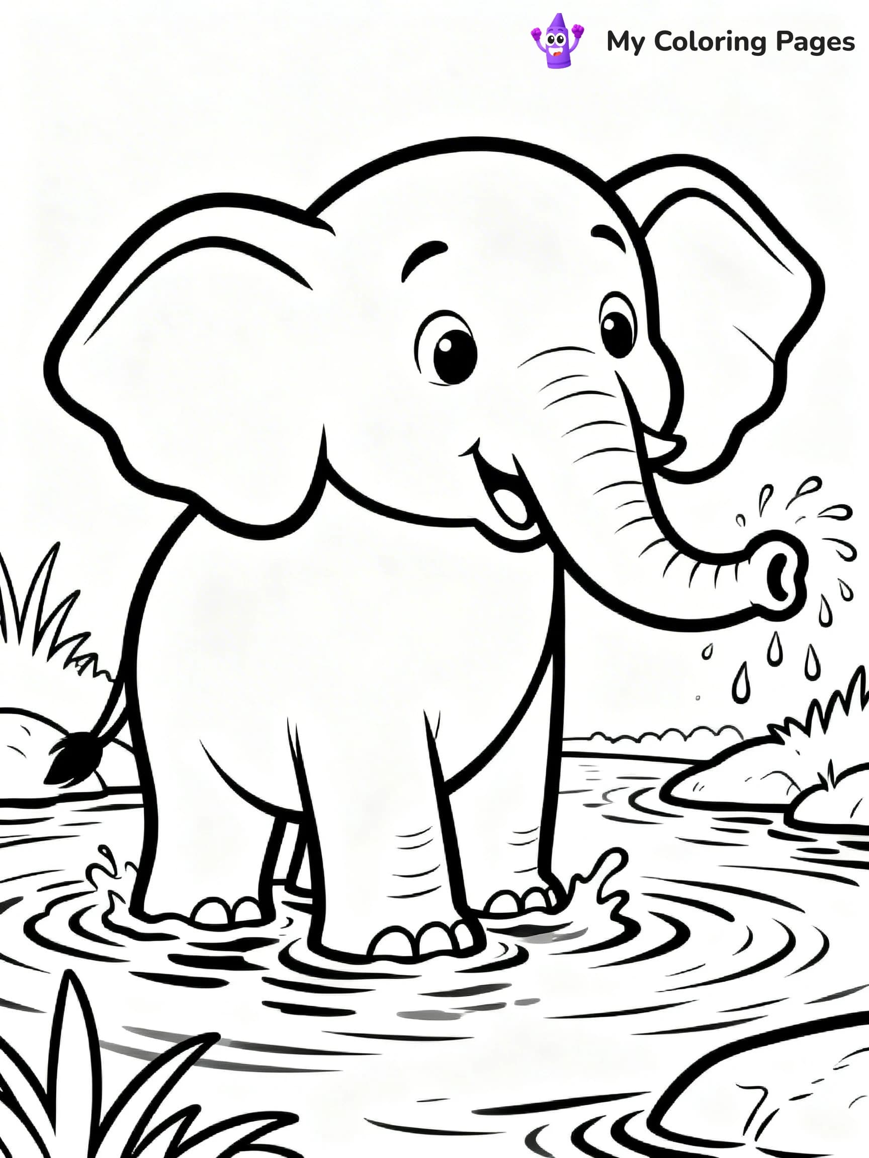 Jungle Animal Coloring Pages - 16