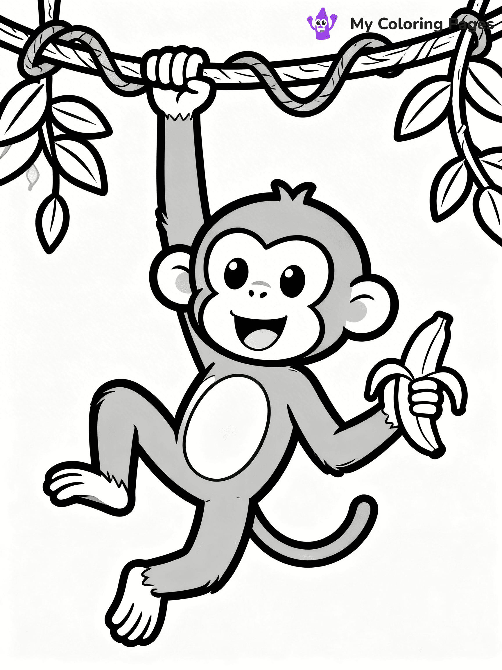 Jungle Animal Coloring Pages - 10