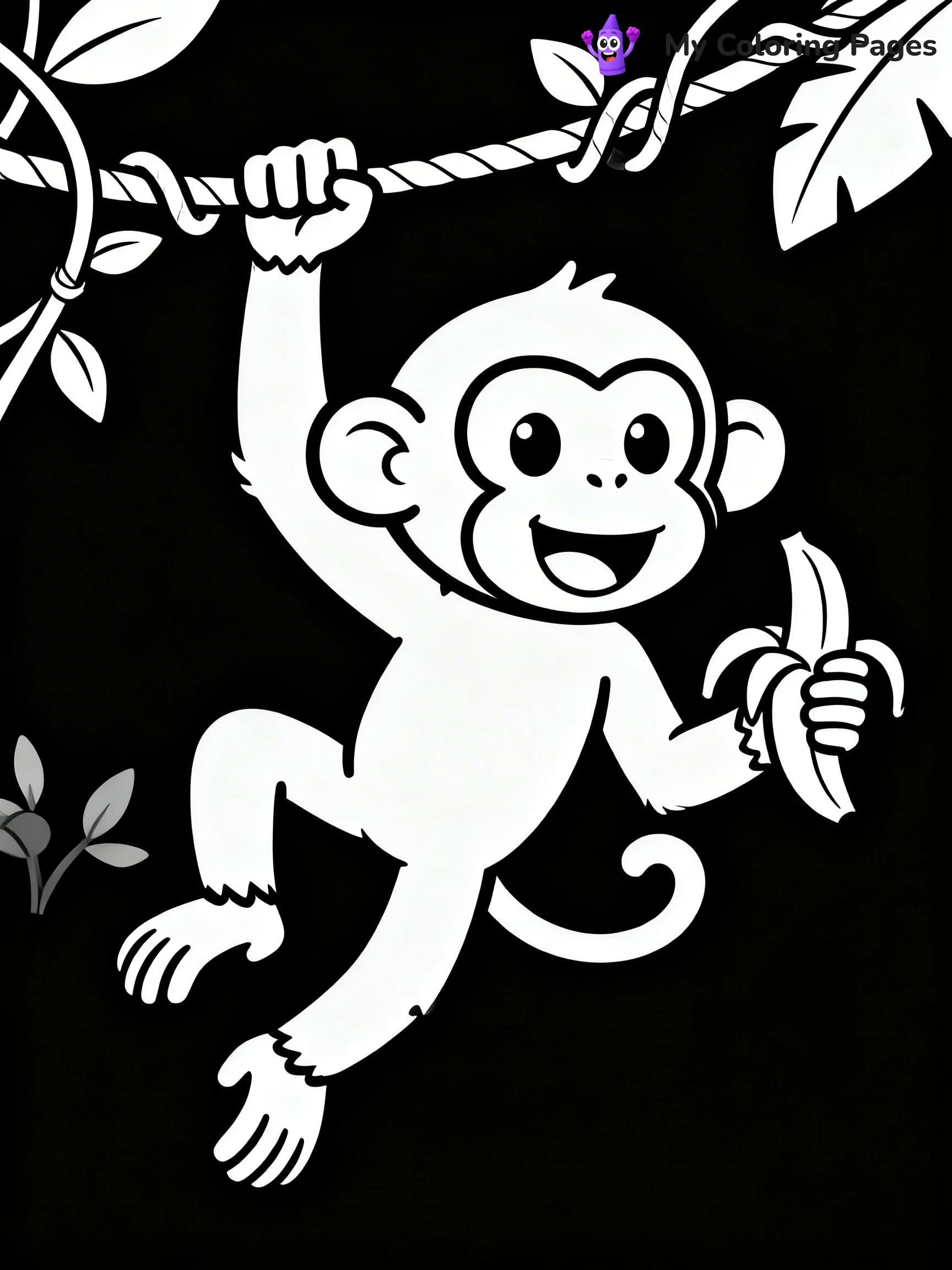 Jungle Animal Coloring Pages - 9