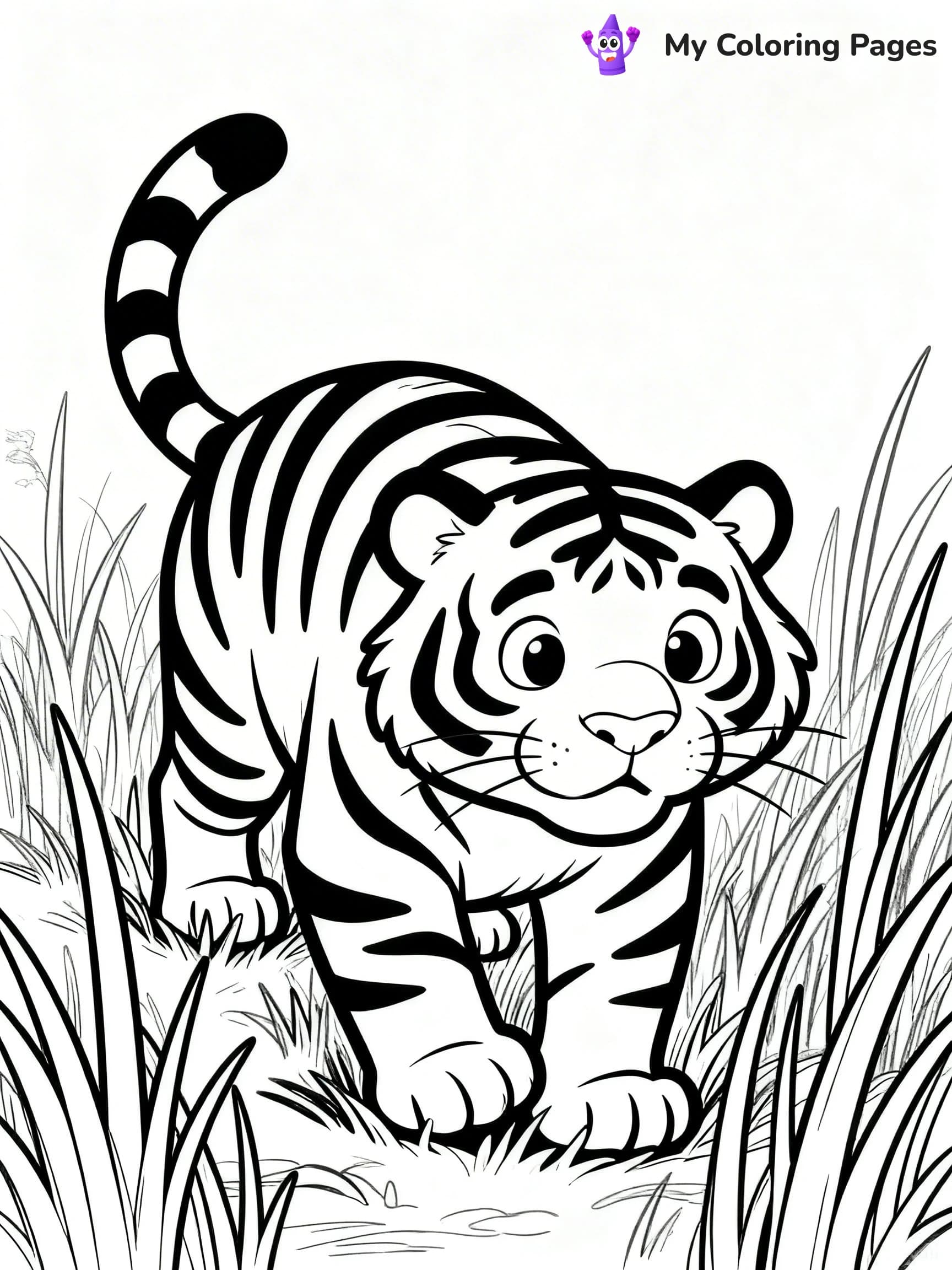 Jungle Animal Coloring Pages - 3