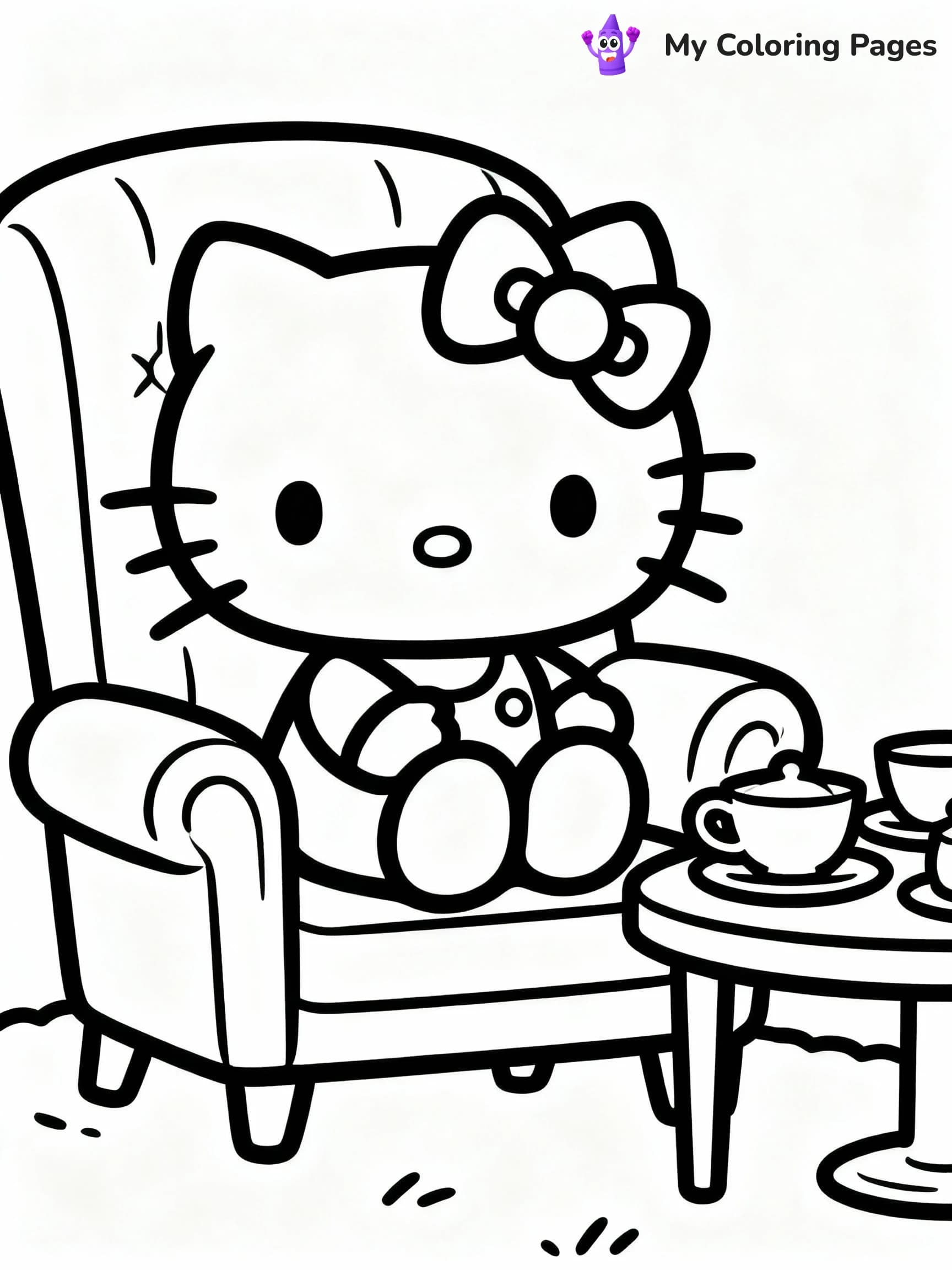 Sanrio Coloring Pages - 1