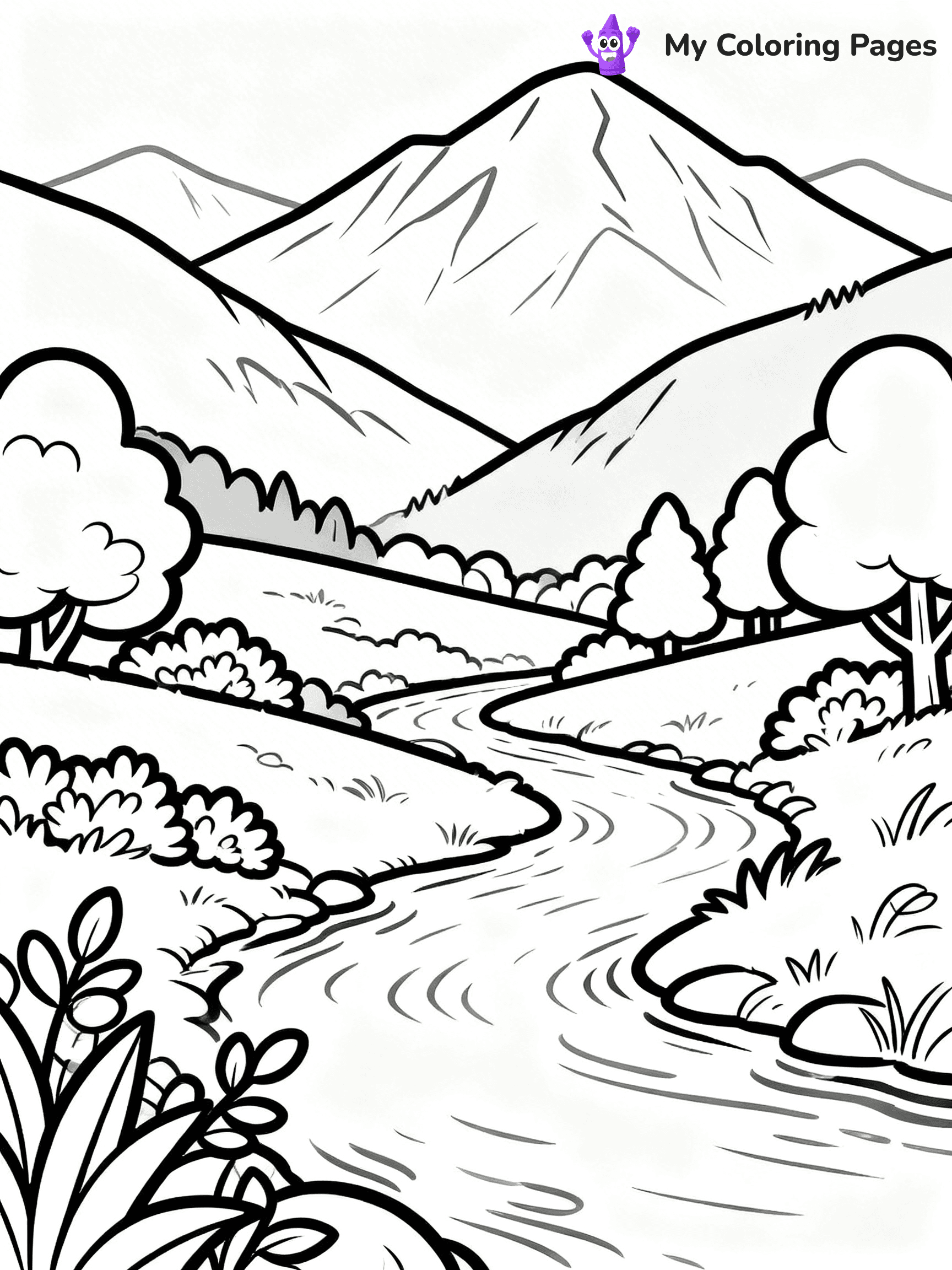 Scenery Coloring Pages - 23
